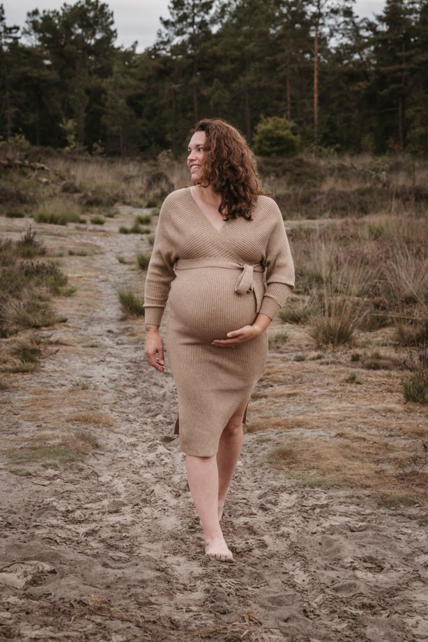 Maxi Jurk Chantal Beige - Just Favorites