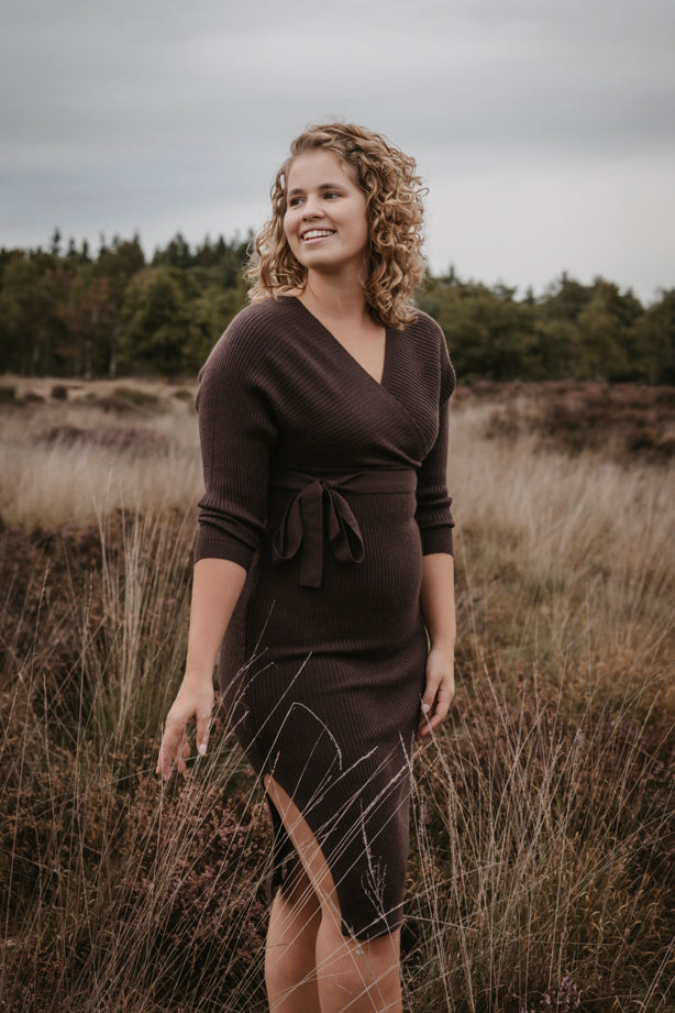 Maxi Jurk Chantal Bruin