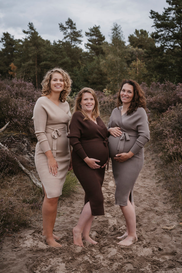 Maxi Jurk Elin Taupe