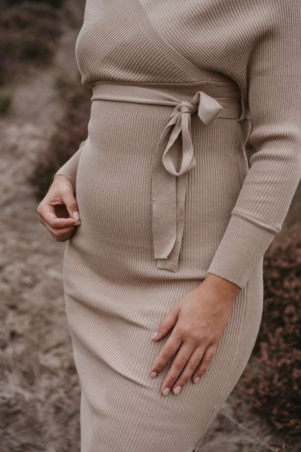Maxi Jurk Elin Beige