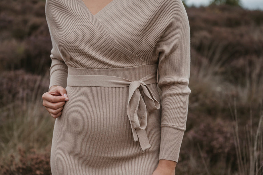 Maxi Jurk Elin Beige