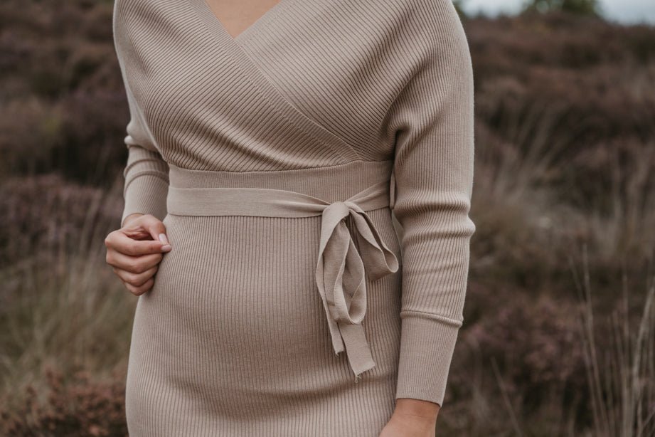 Maxi Jurk Elin Beige - Just Favorites