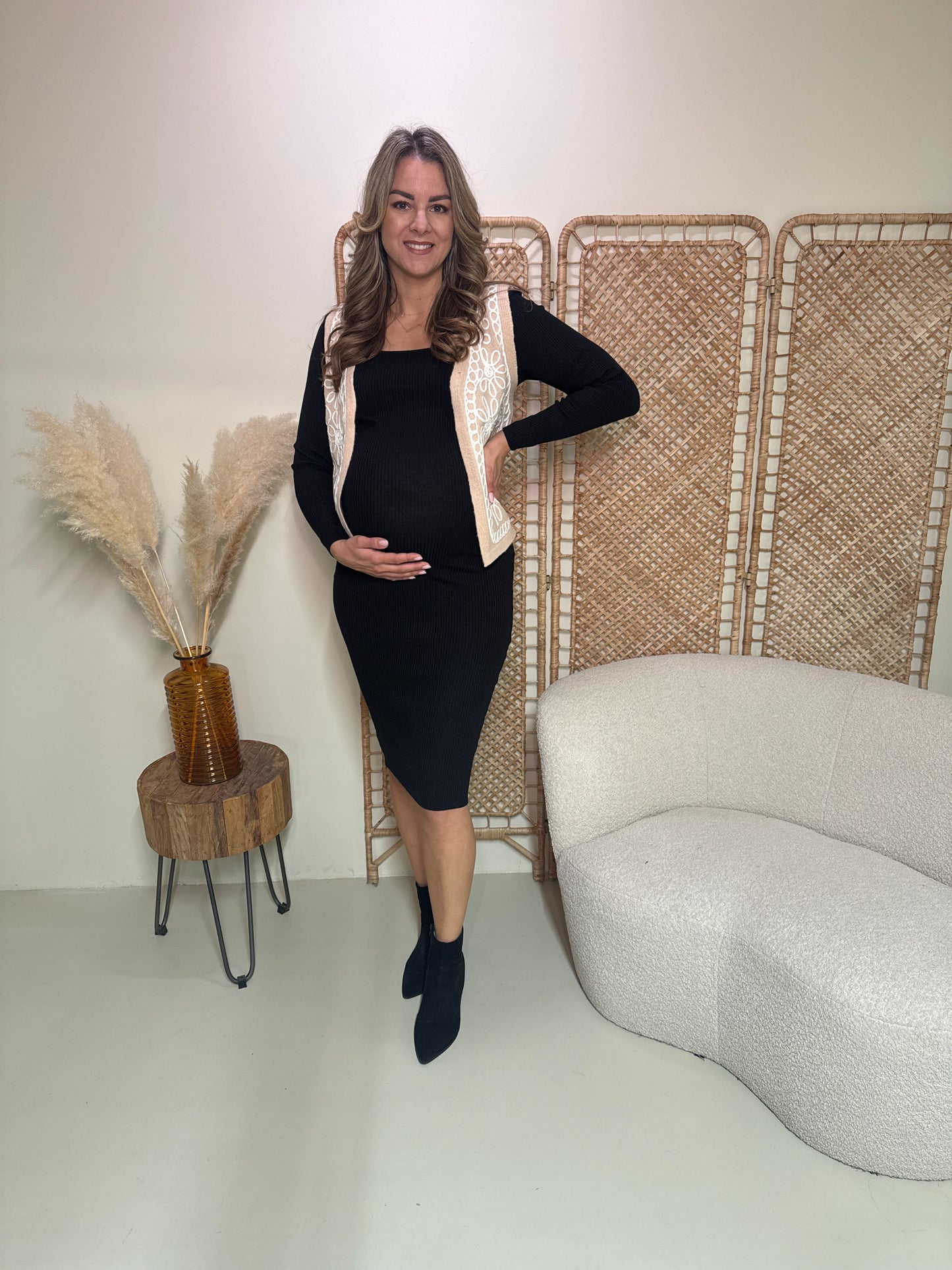 Gilet Studs Schwarz