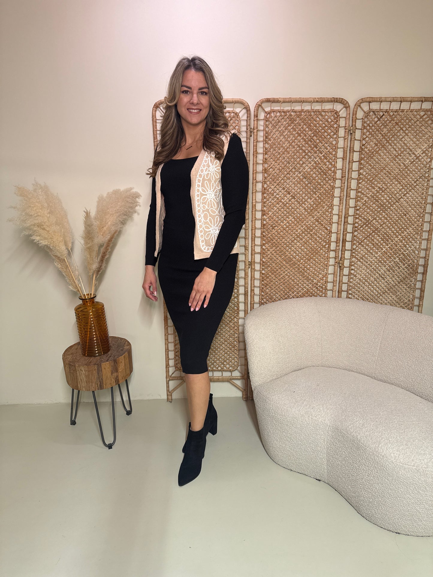Gilet Studs Schwarz