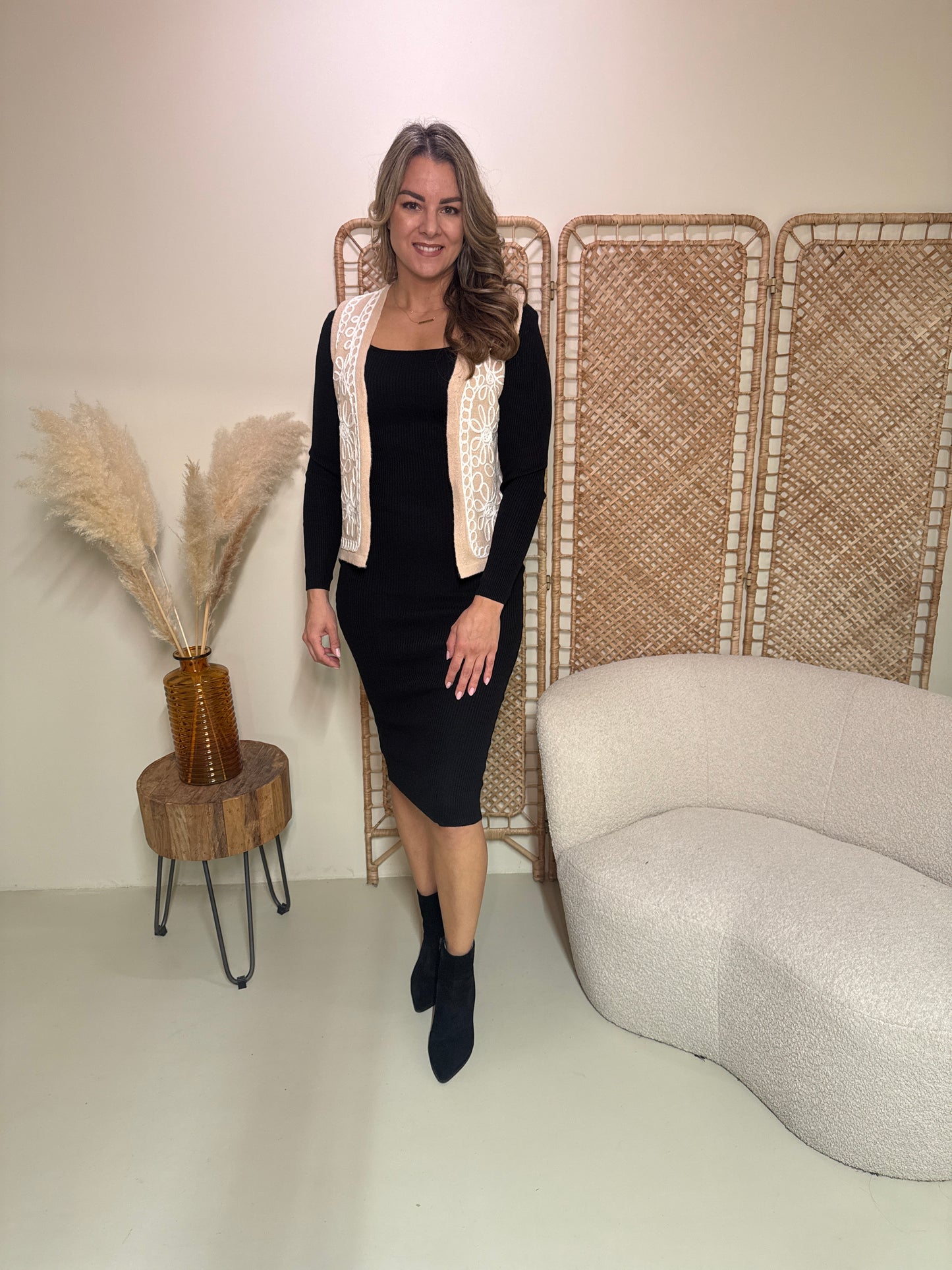 Gilet Studs Schwarz