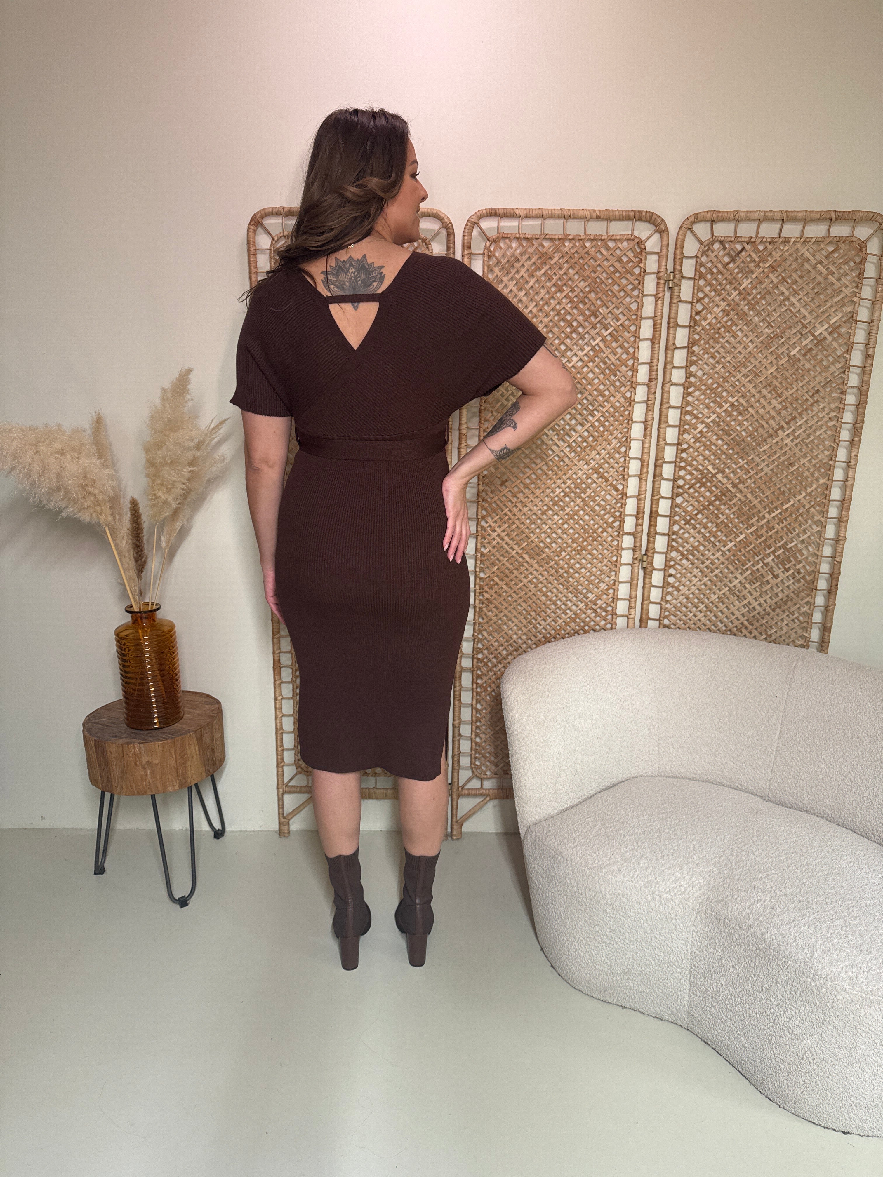 Kleid Amelie Taupe