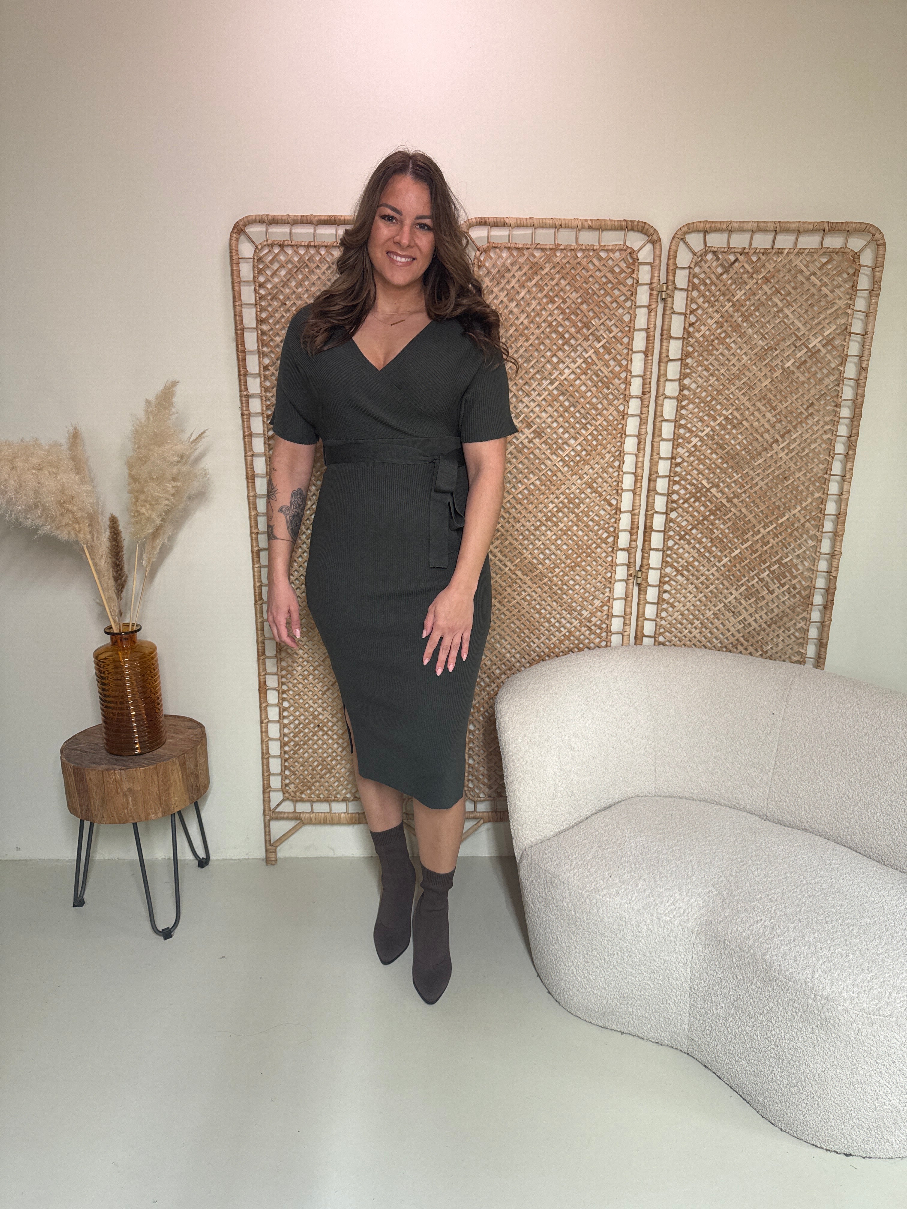 Jurk Amelie Groen