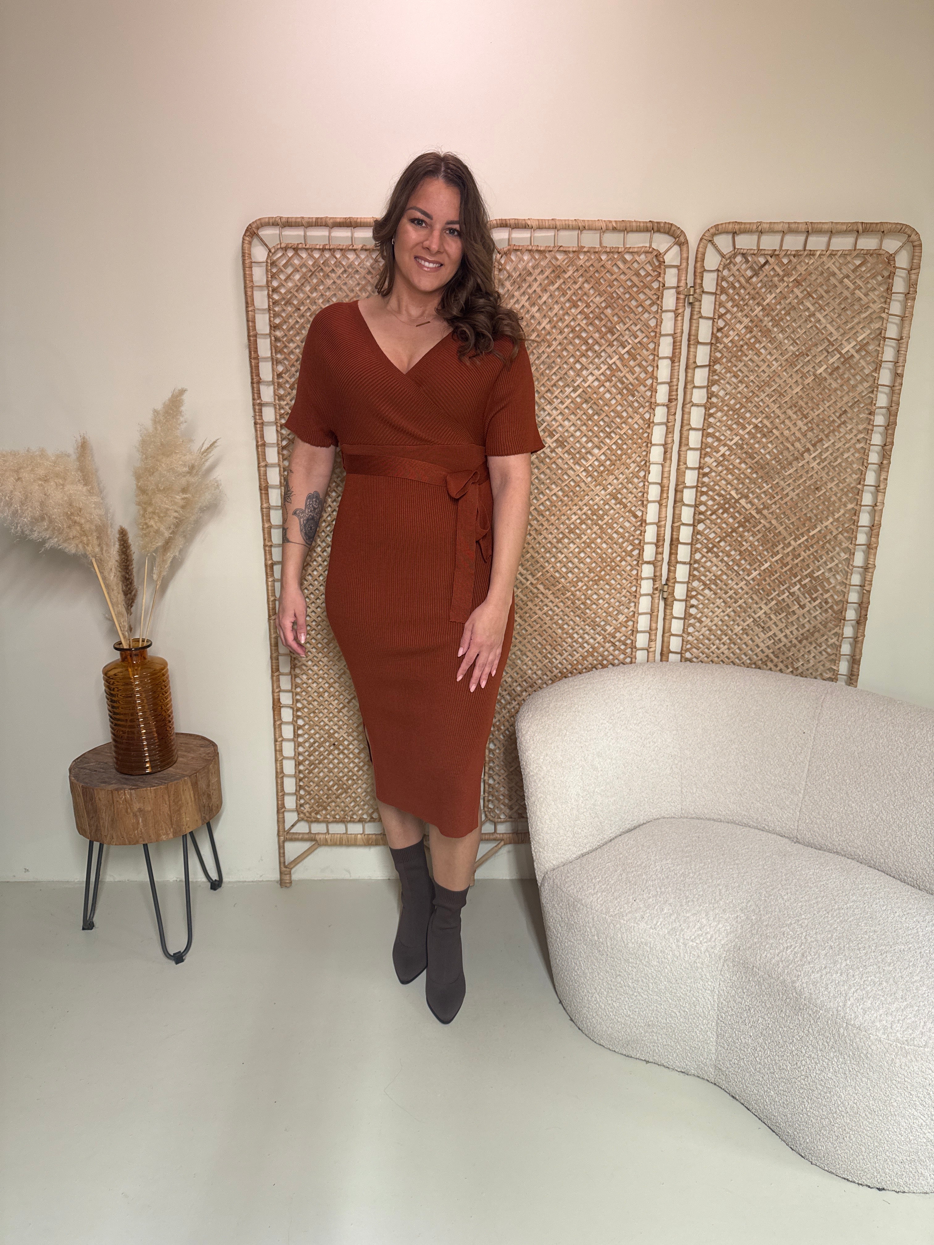 Kleid Amelie Taupe