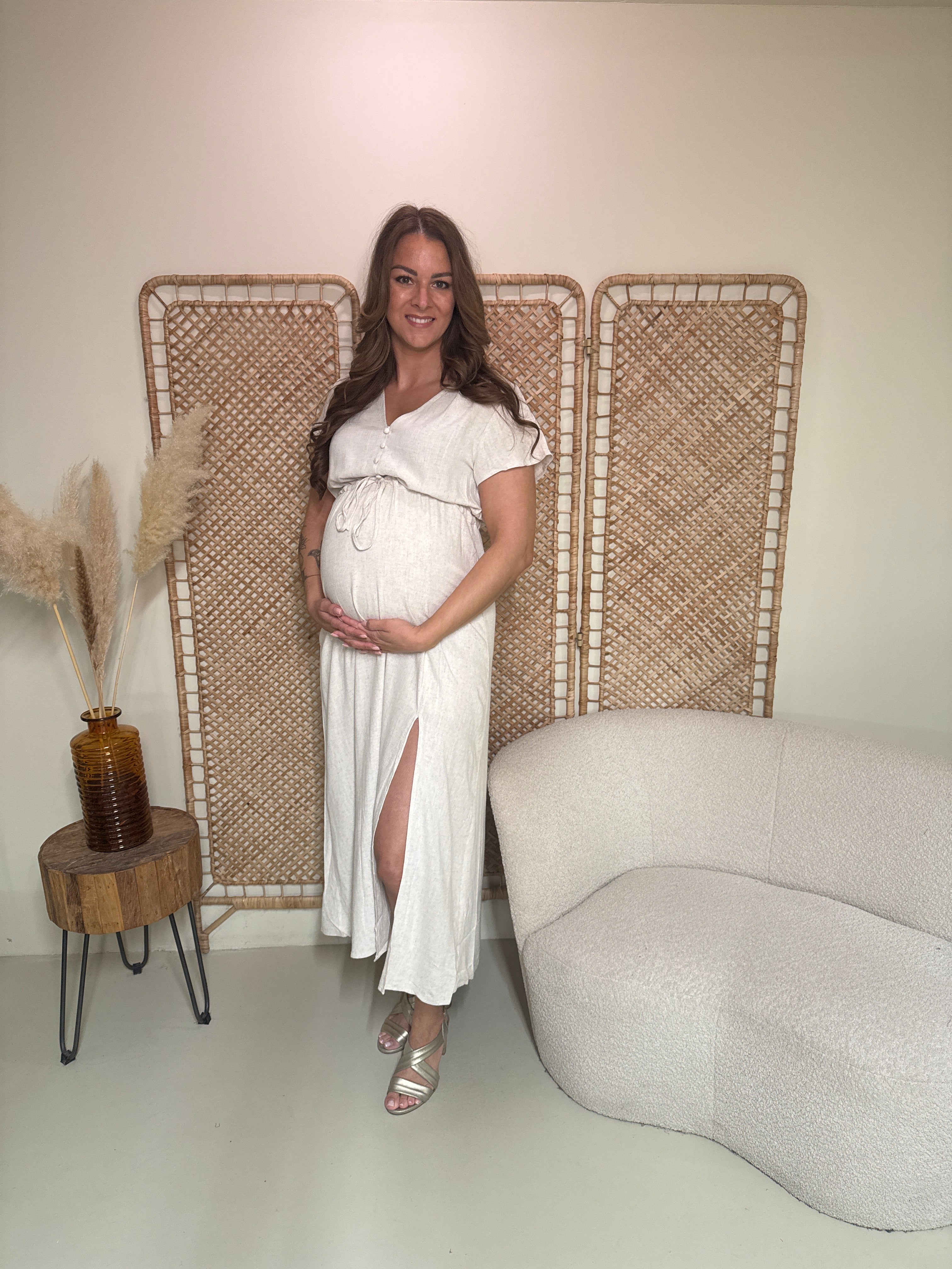 Kleid Elara Beige