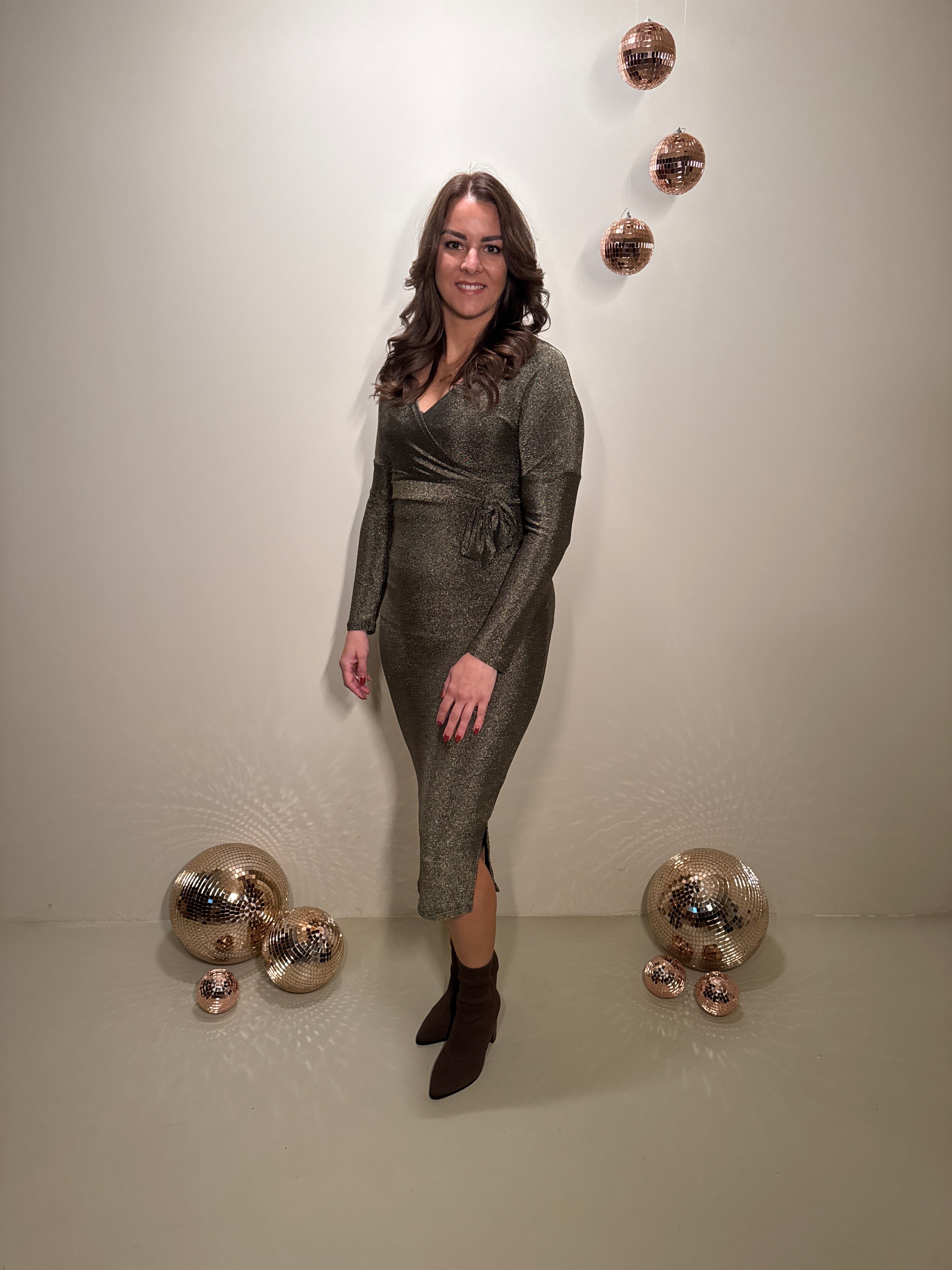 JF Exclusive Elin Glitzerkleid Gold