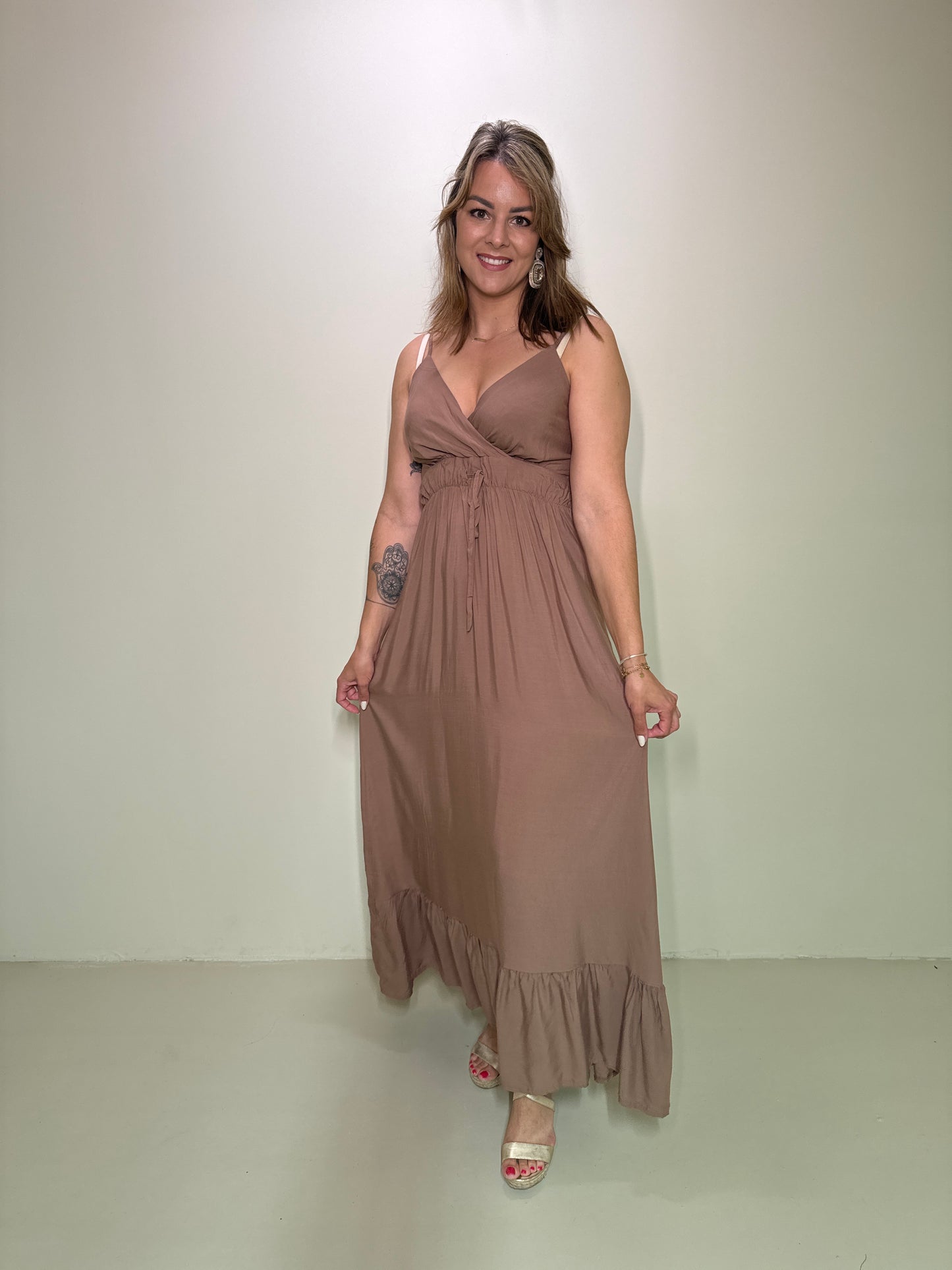 Jurk Zara Taupe