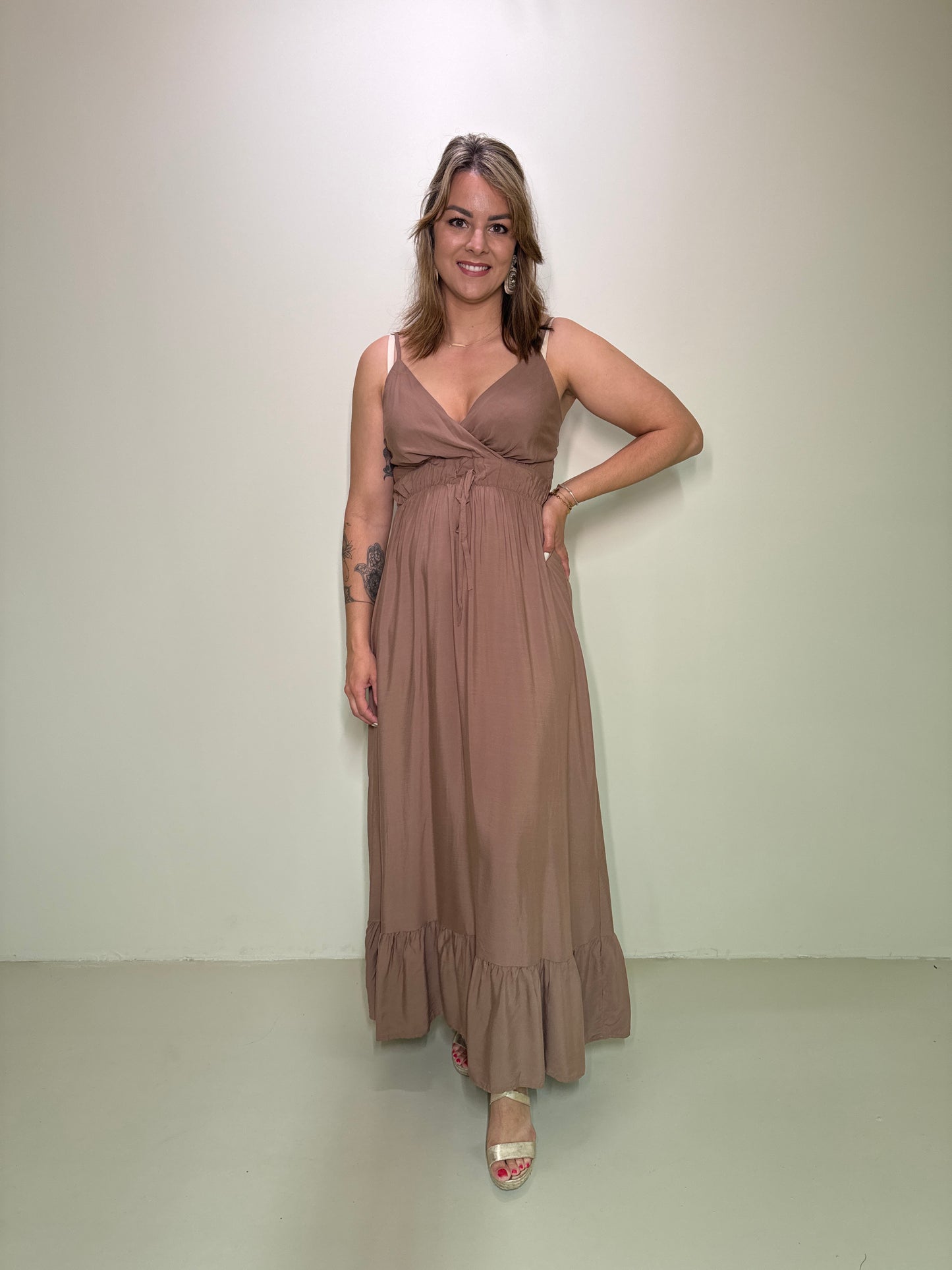 Jurk Zara Taupe
