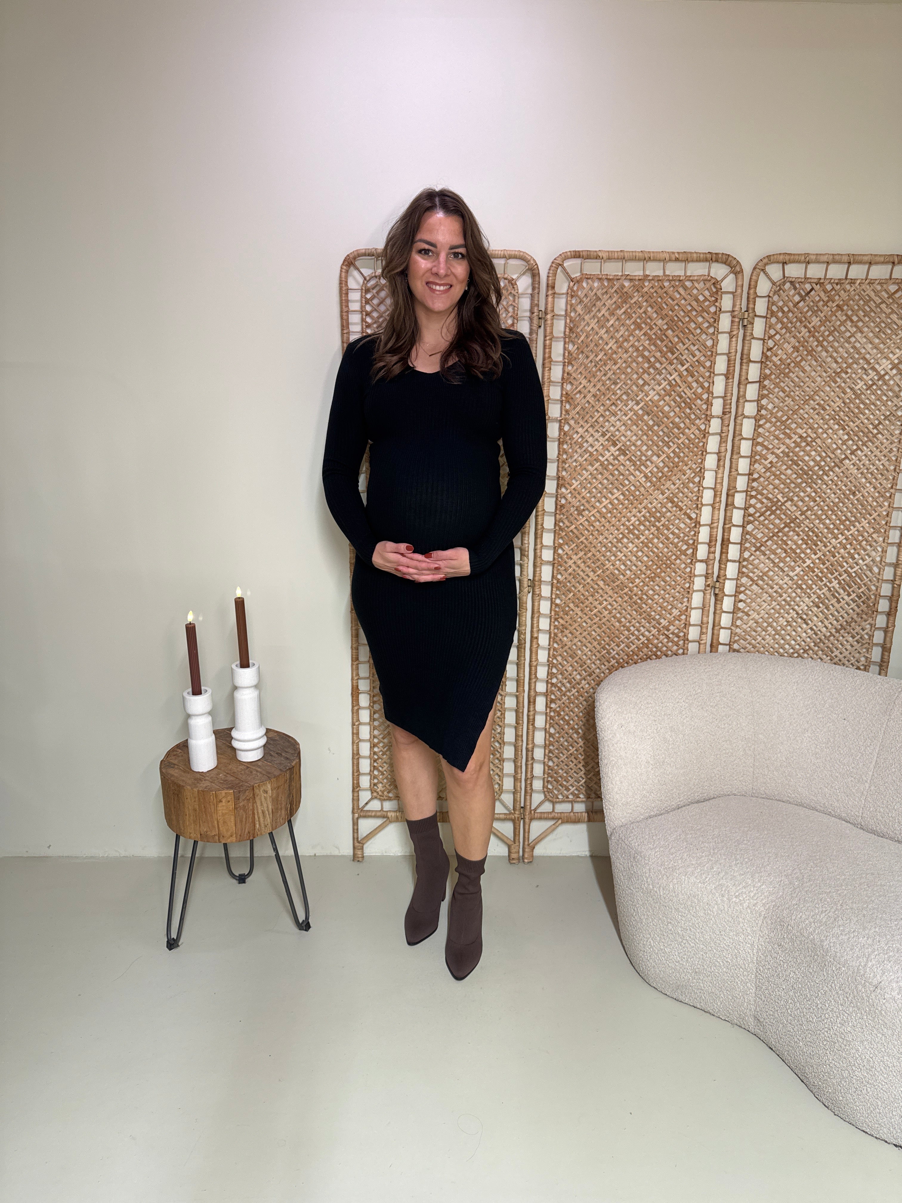 Rib Dress Milou Black