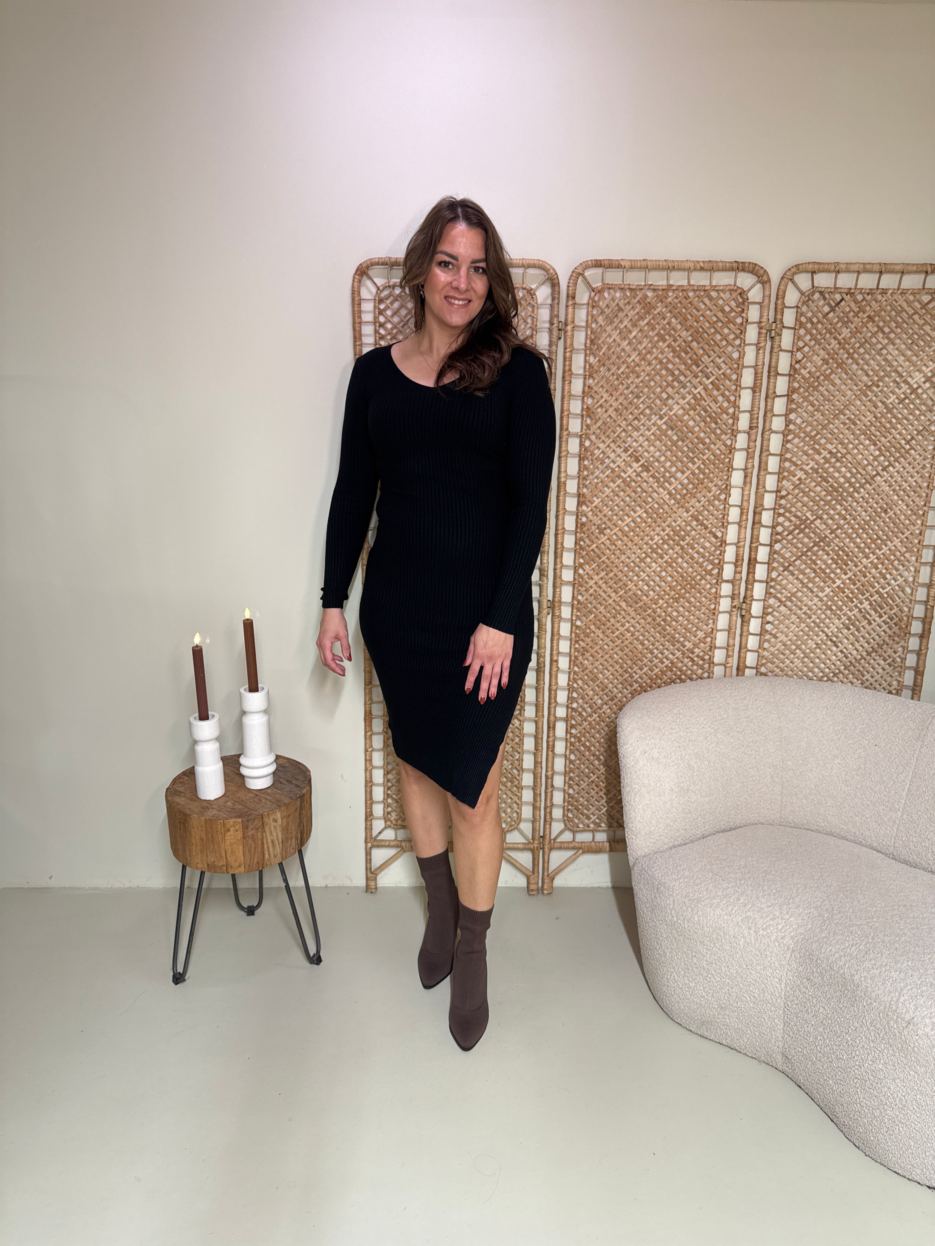 Rib Dress Milou Black