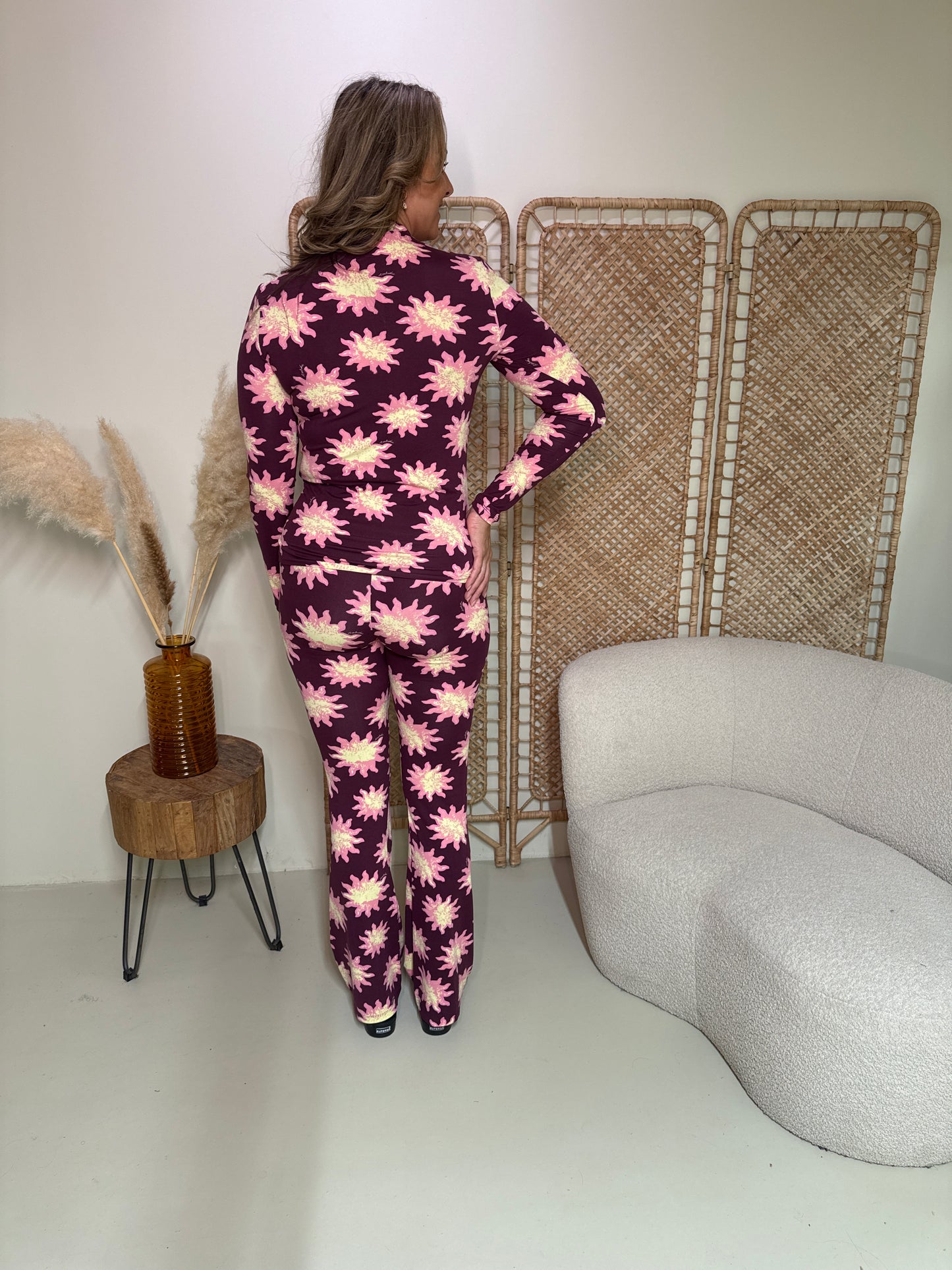 Soft Flare Legging Livia Sun Magenta