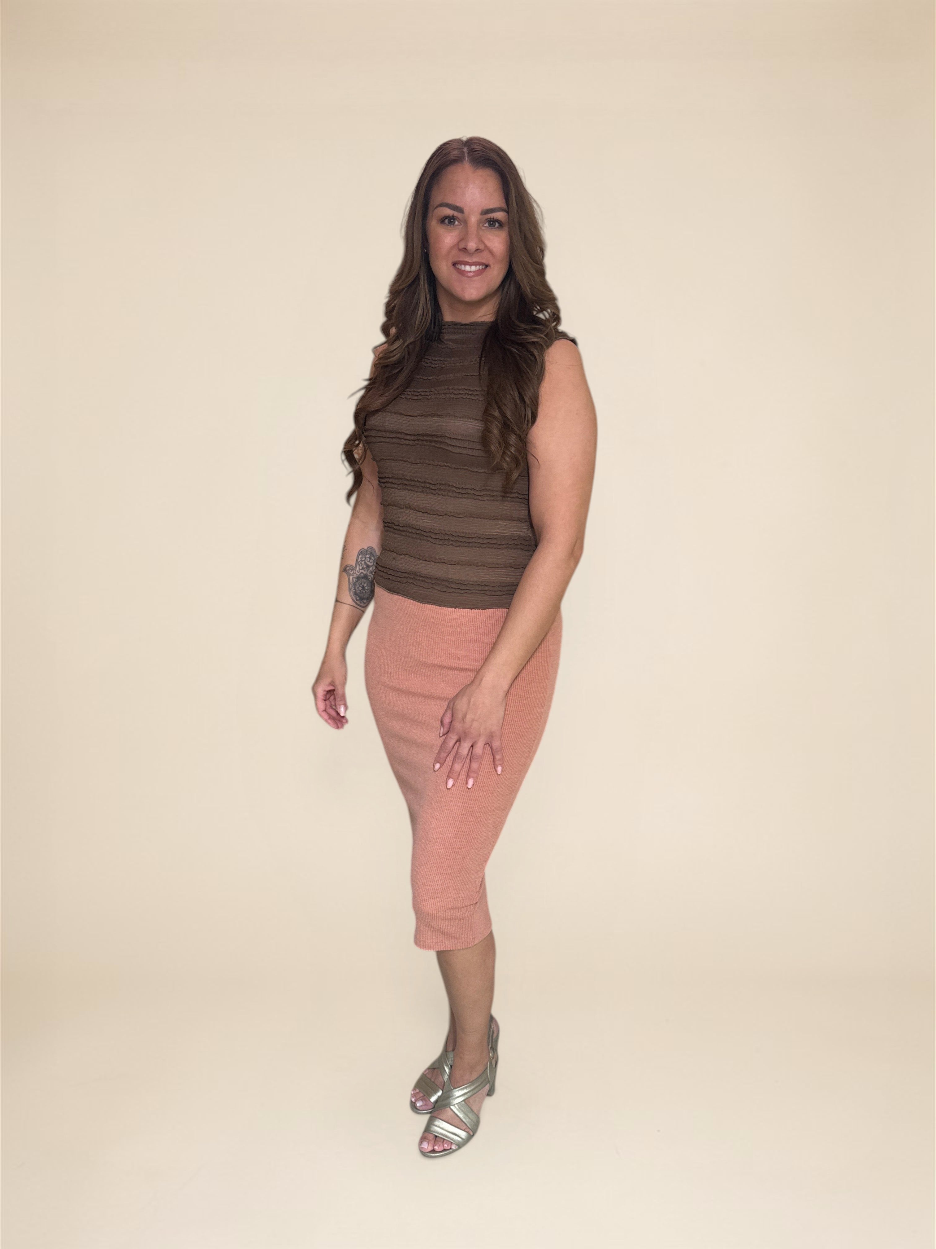 Novi Top Brown