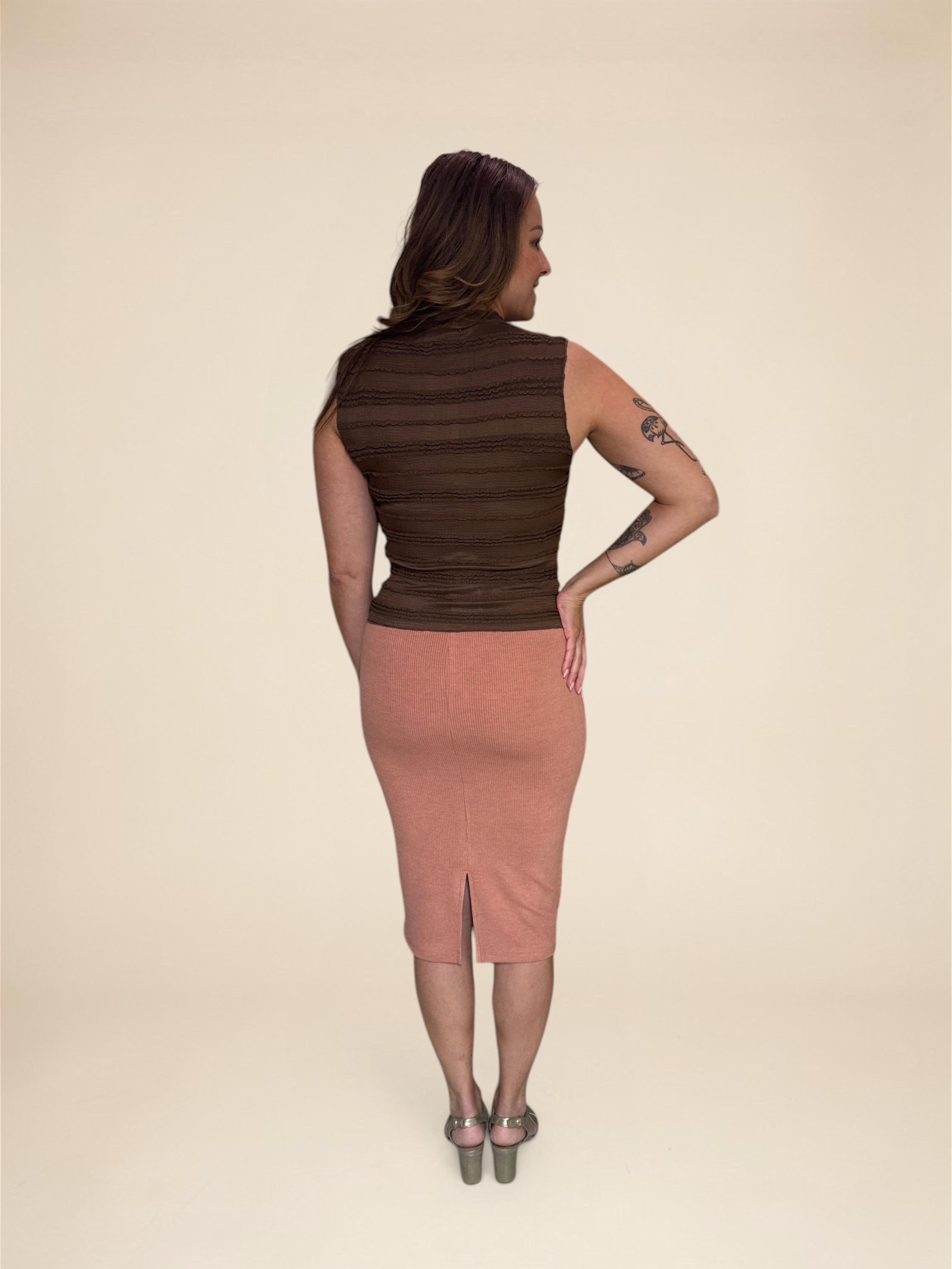 Novi Top Brown