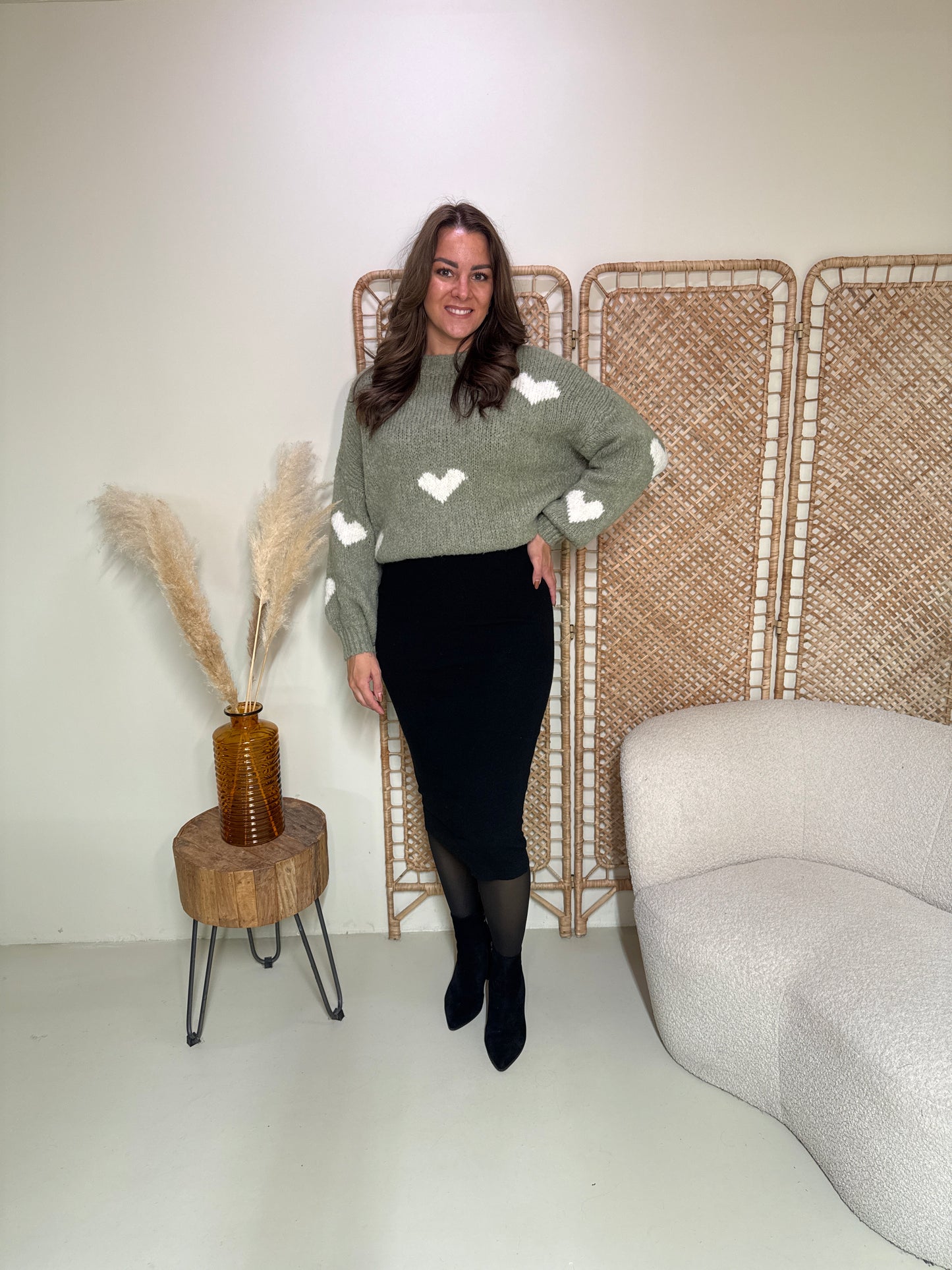 Trui Hearts Groen