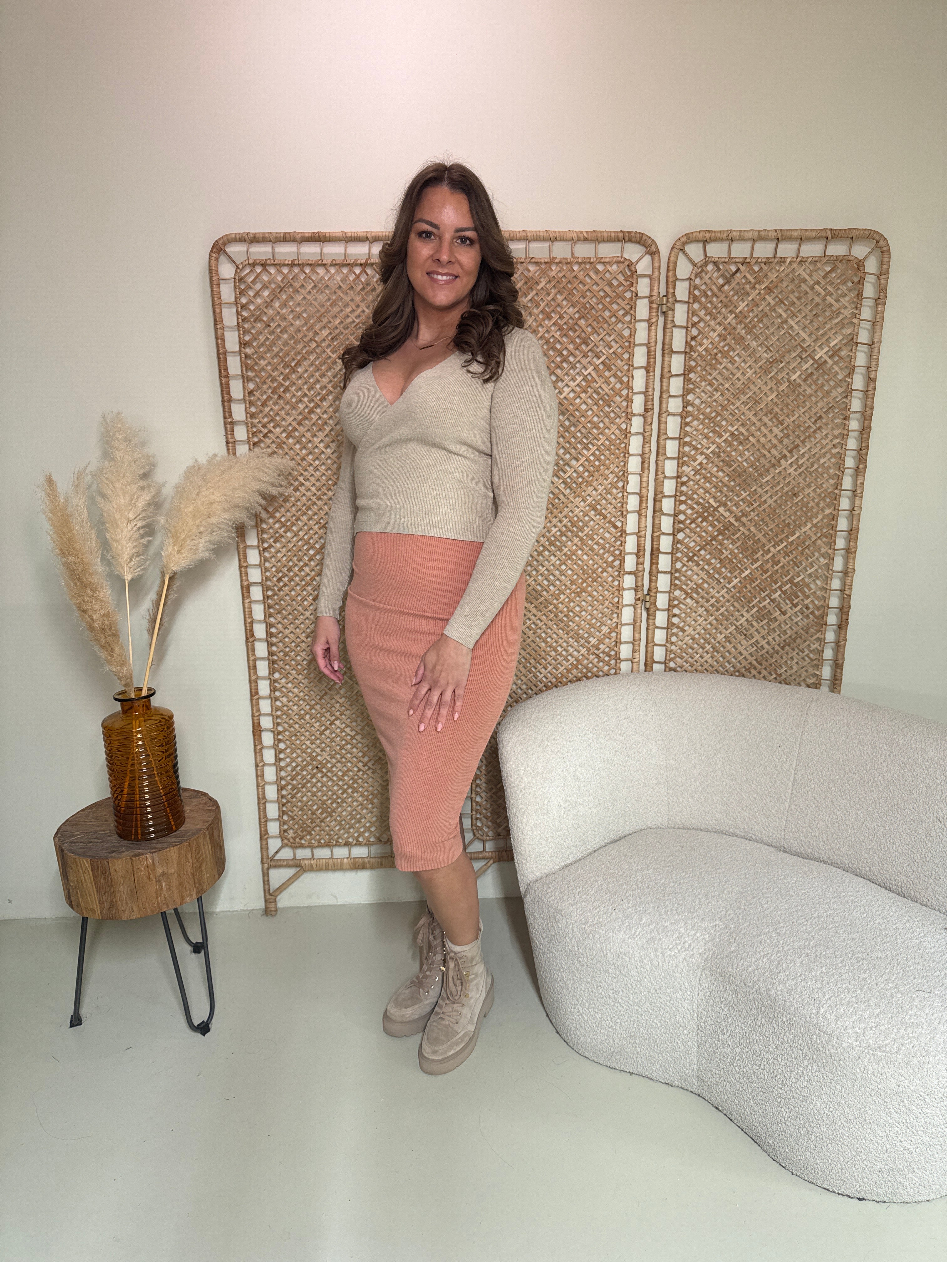 Wickeltop Dani Beige