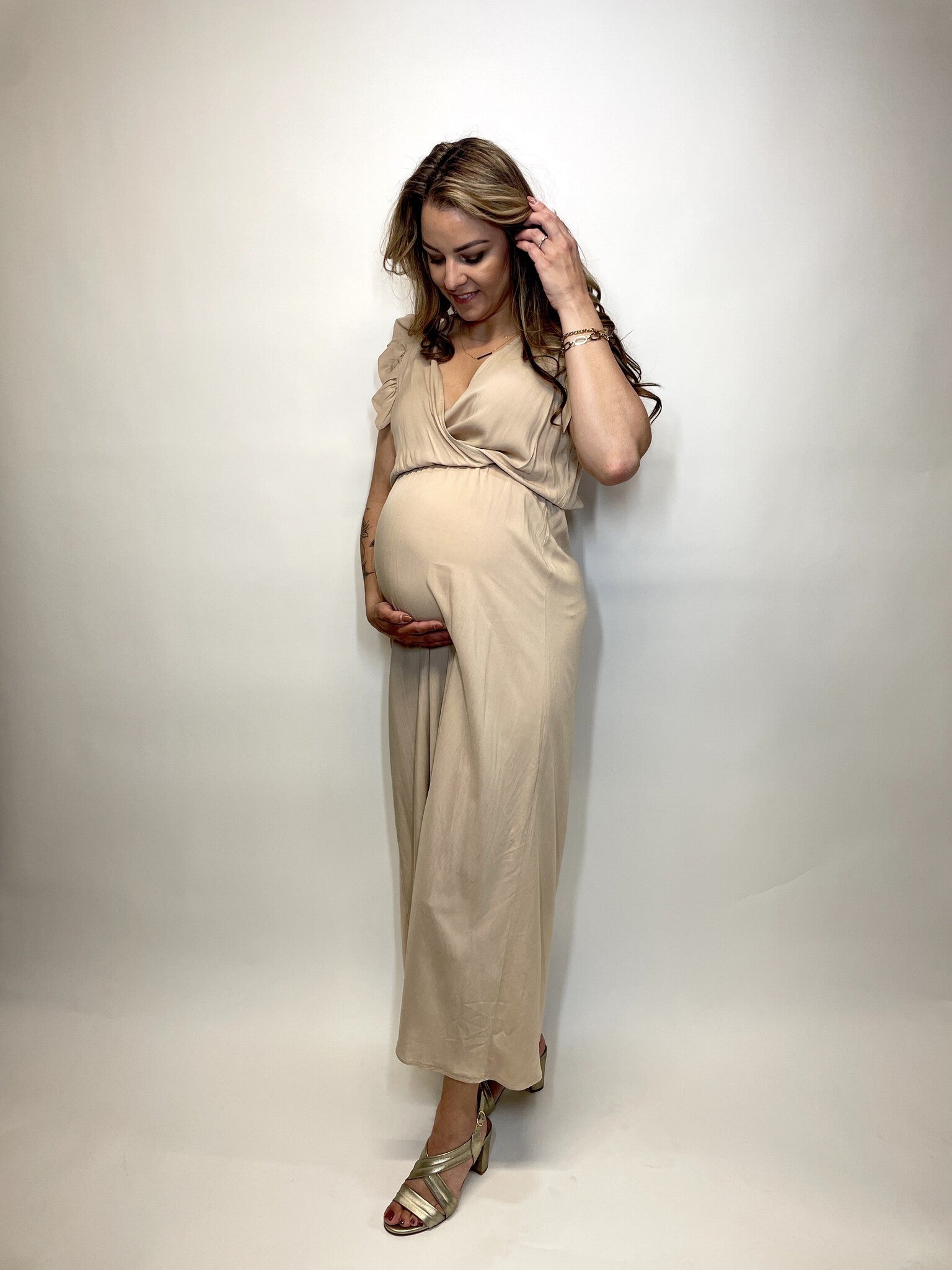 Jurk Nadine Beige