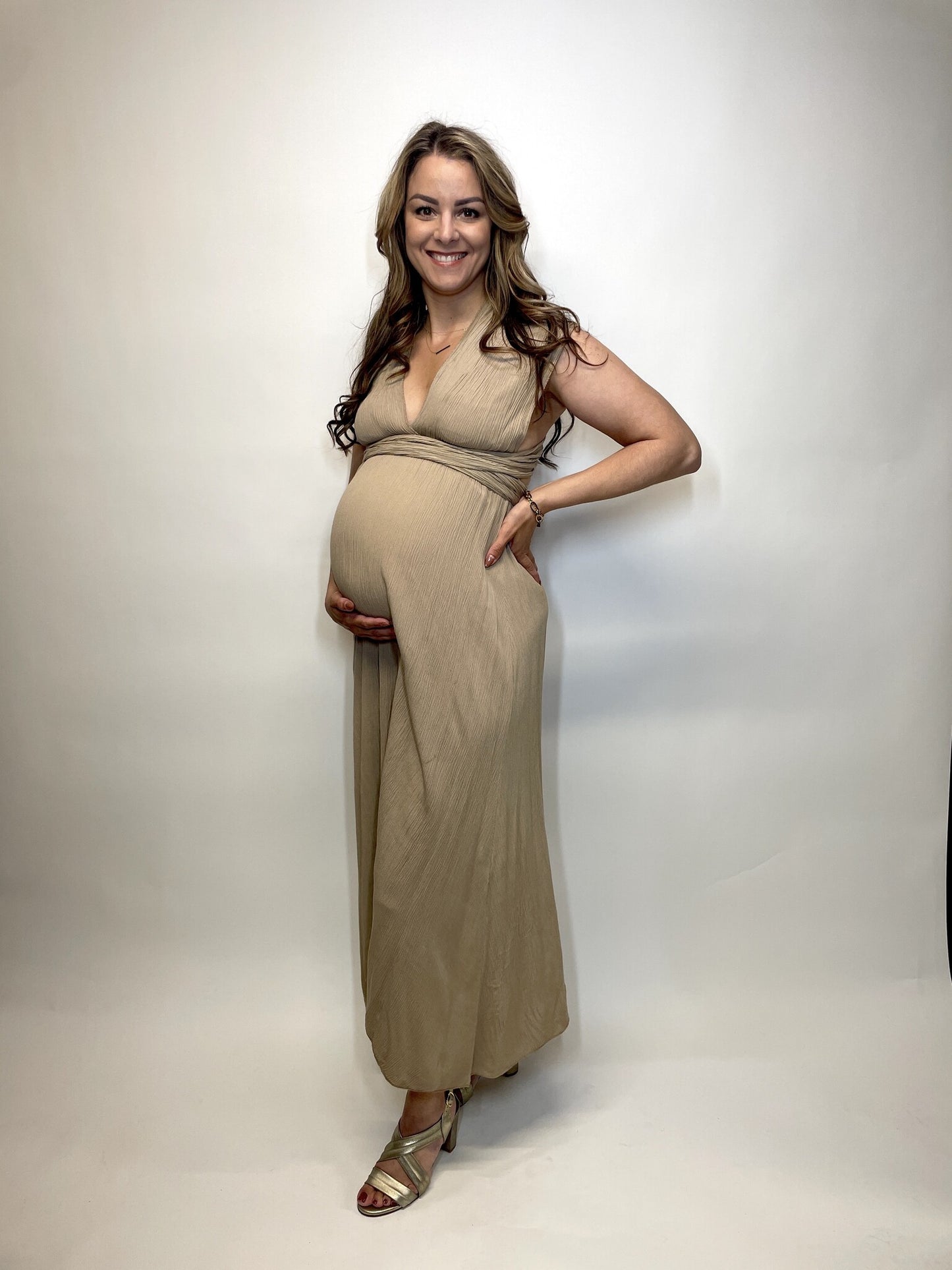 Infinity Jurk Beige