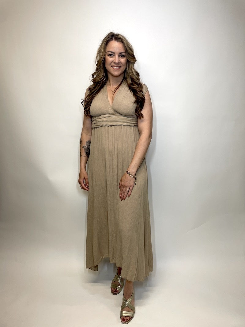 Infinity Jurk Beige