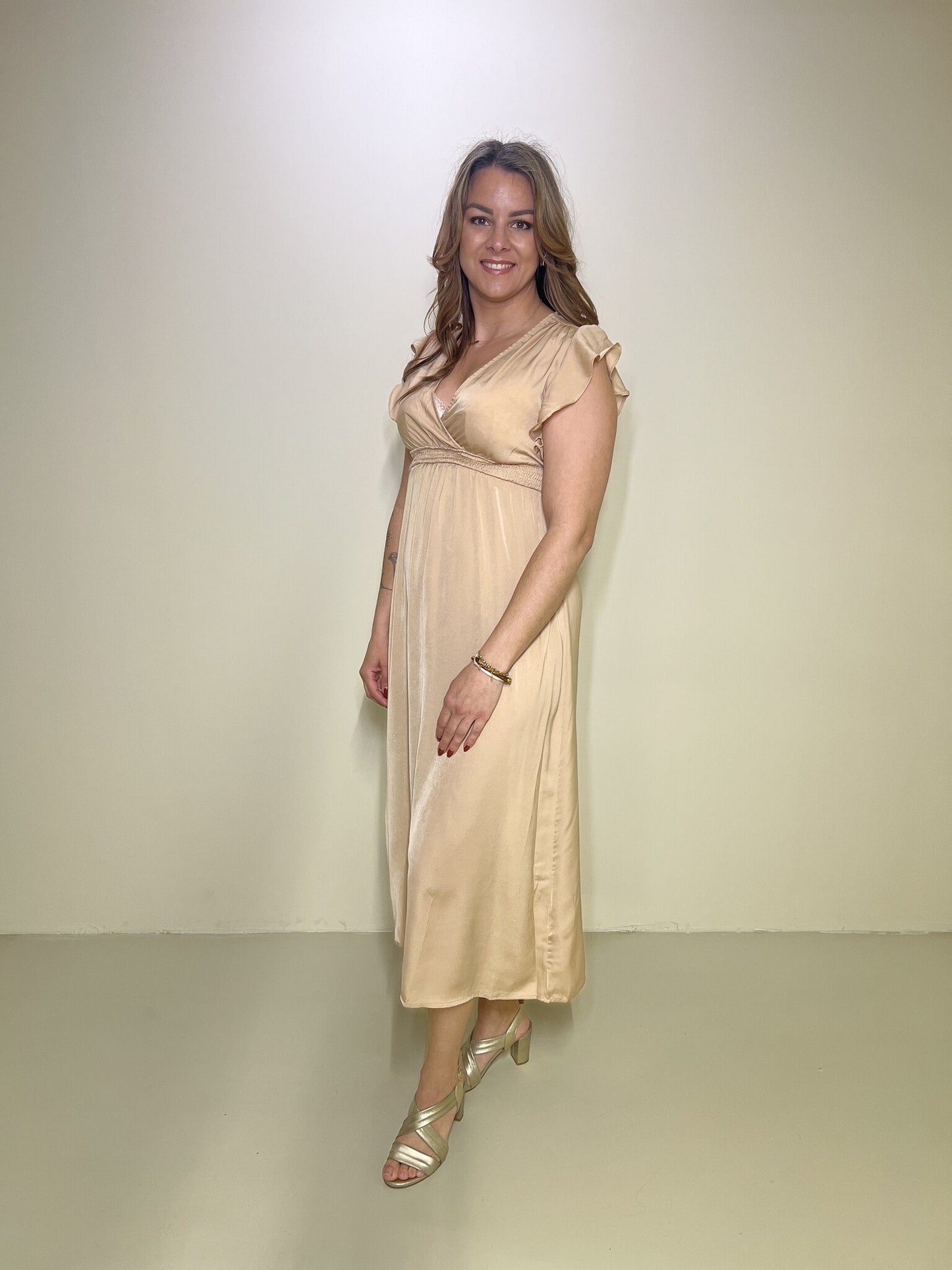 Jurk Marilou Beige