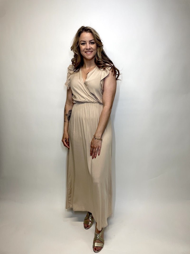 Jurk Nadine Beige - Just Favorites