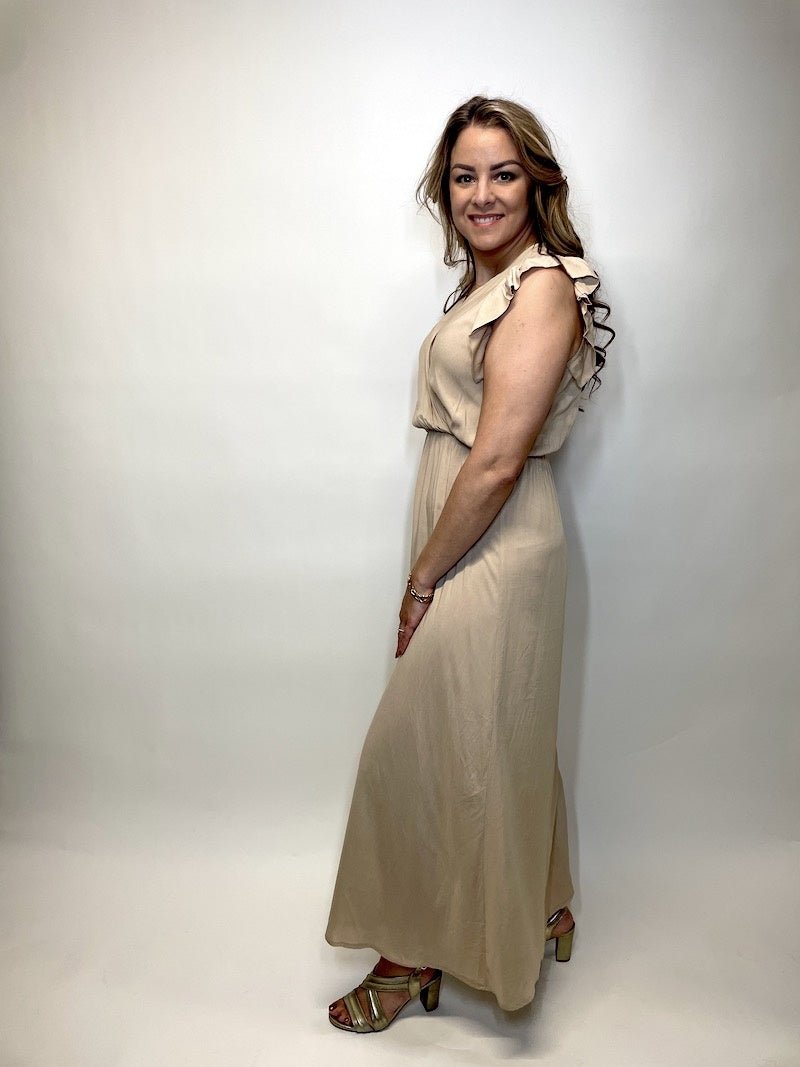 Jurk Nadine Beige - Just Favorites
