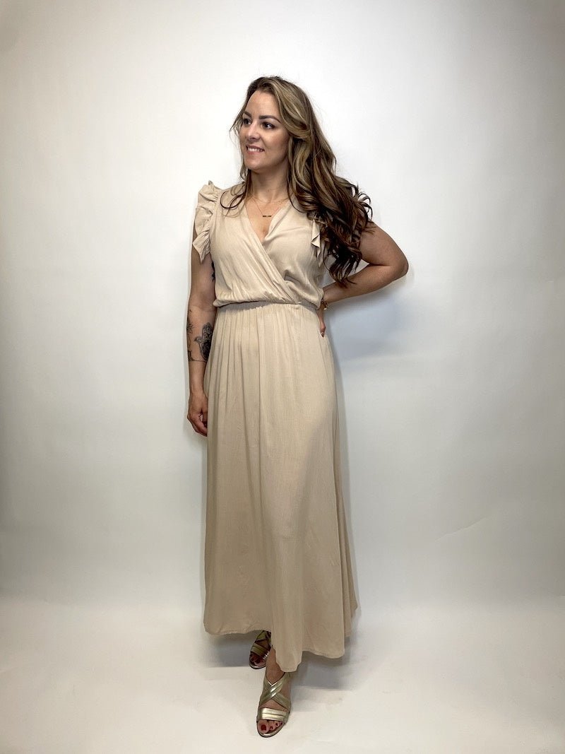 Jurk Nadine Beige - Just Favorites