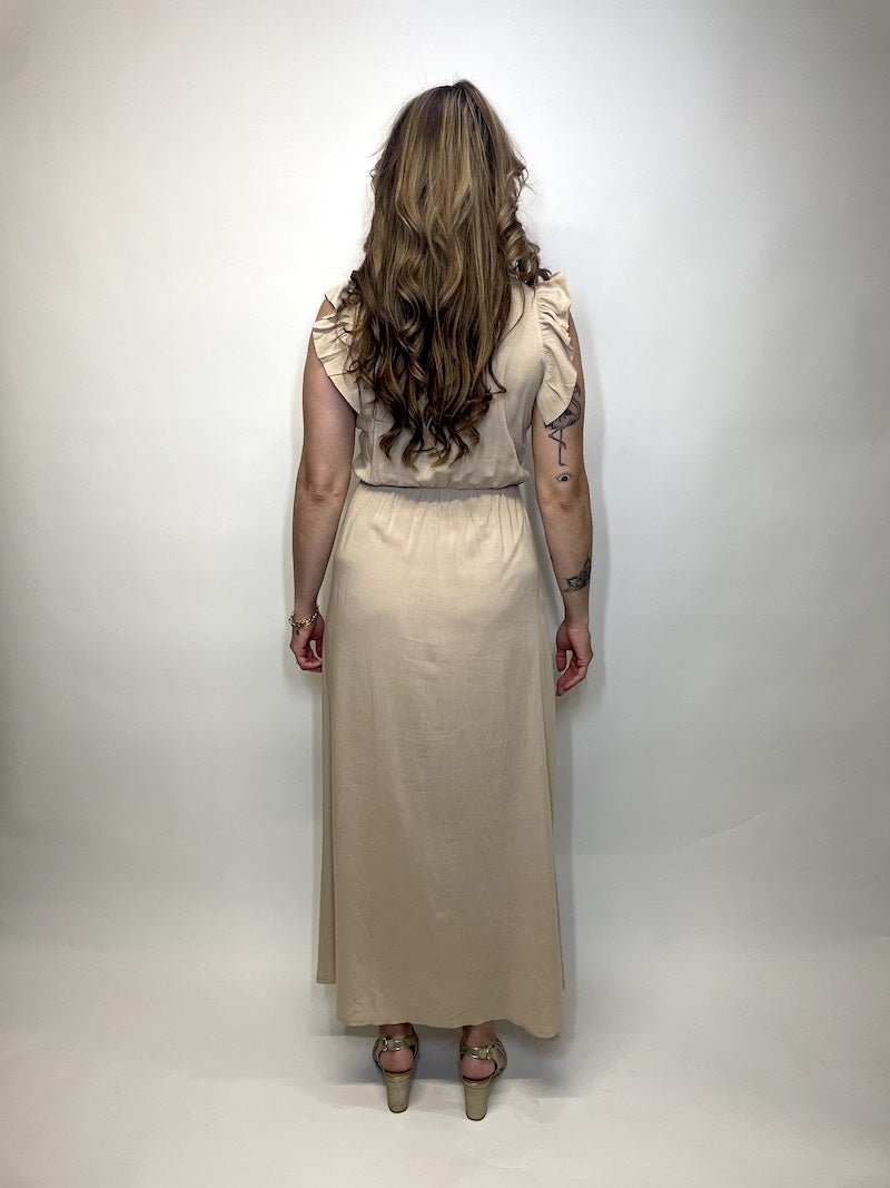 Jurk Nadine Beige - Just Favorites