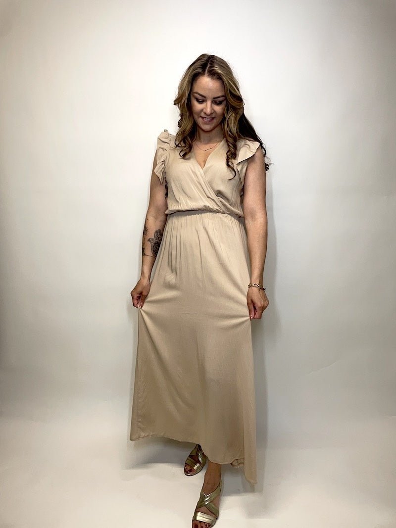Jurk Nadine Beige - Just Favorites