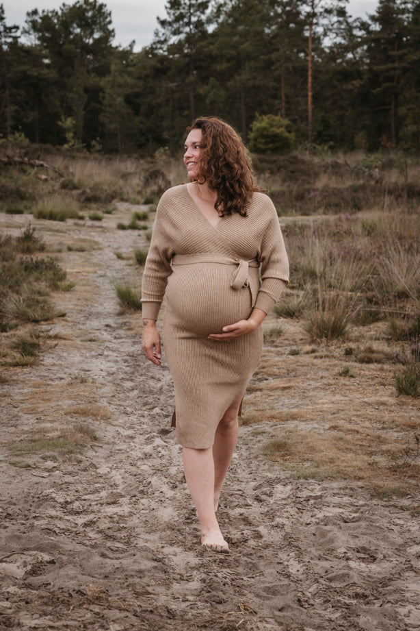 Maxikleid Chantal Beige