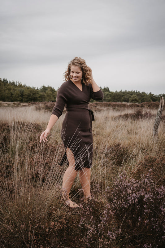 Maxi Jurk Chantal Bruin