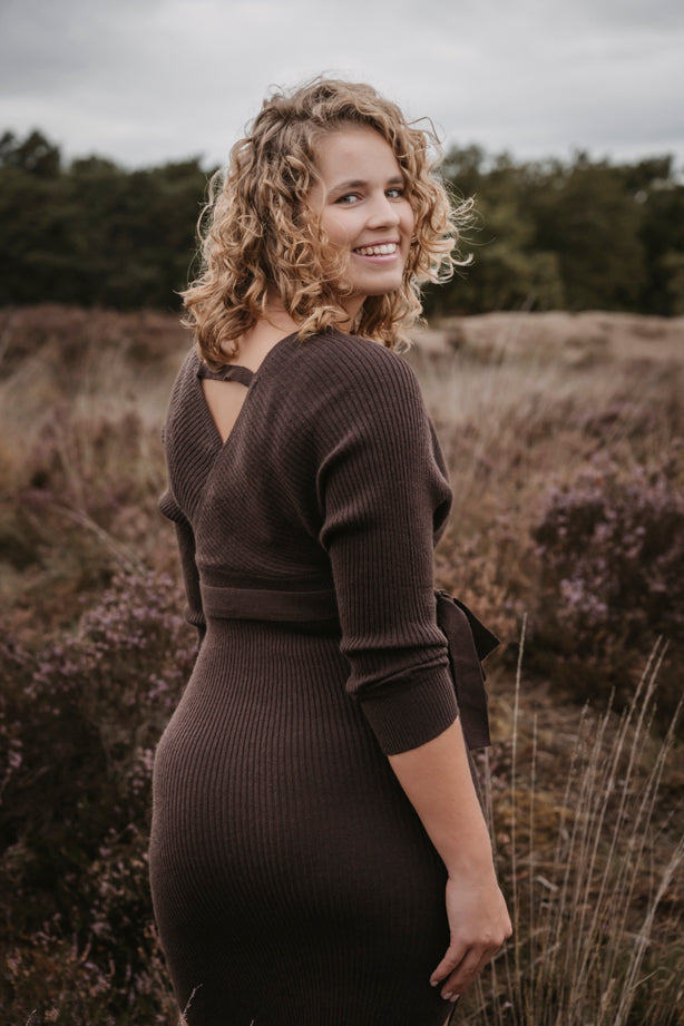 Maxi Jurk Chantal Bruin