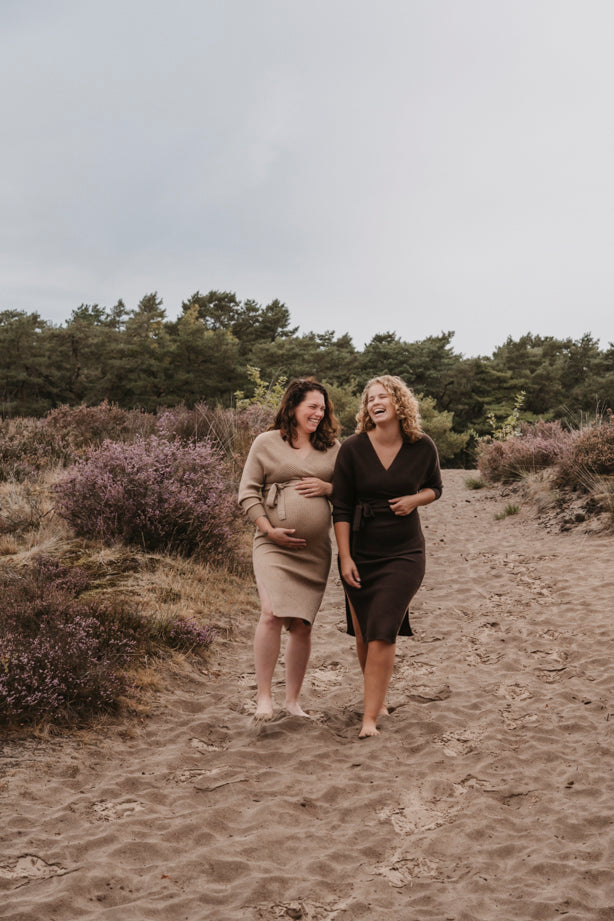 Maxi Jurk Chantal Bruin