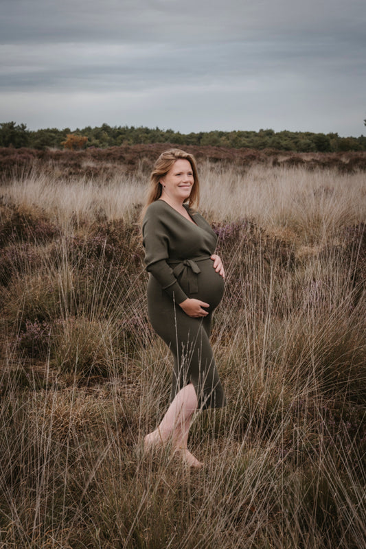 PRE-ORDER Maxi Jurk Elin Groen