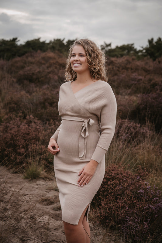 Maxi Jurk Elin Beige