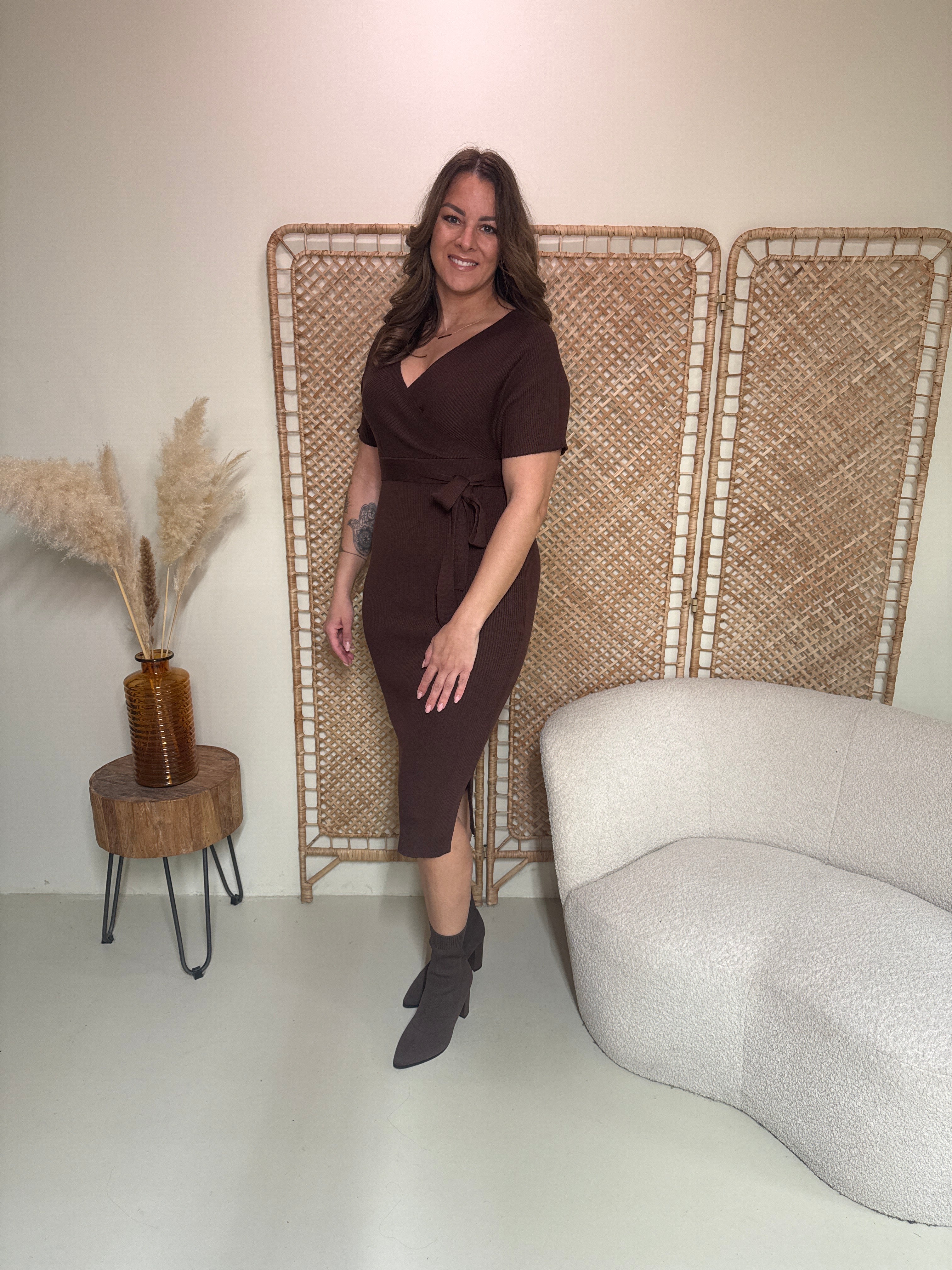 Kleid Amelie Taupe