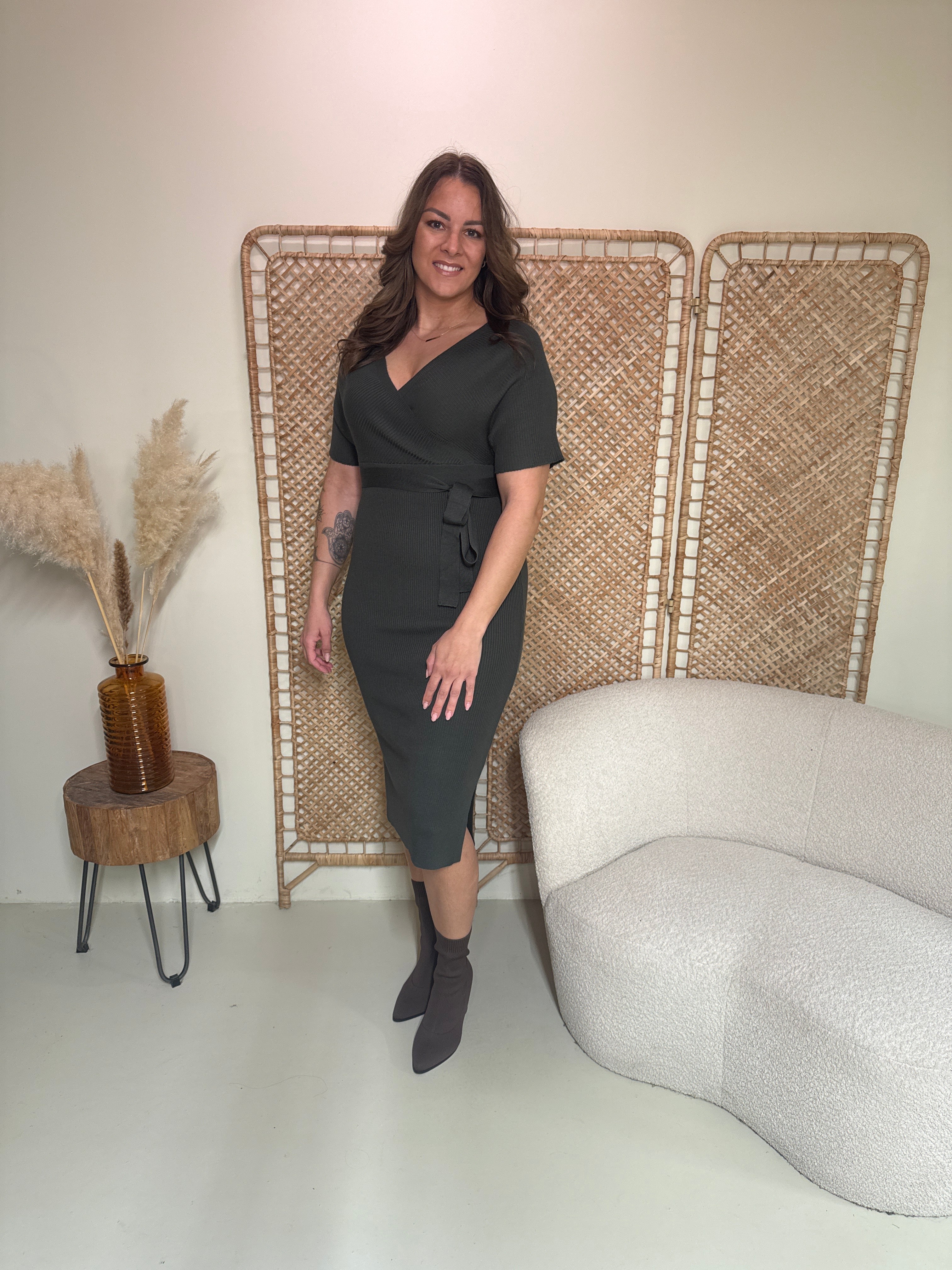 Jurk Amelie Groen