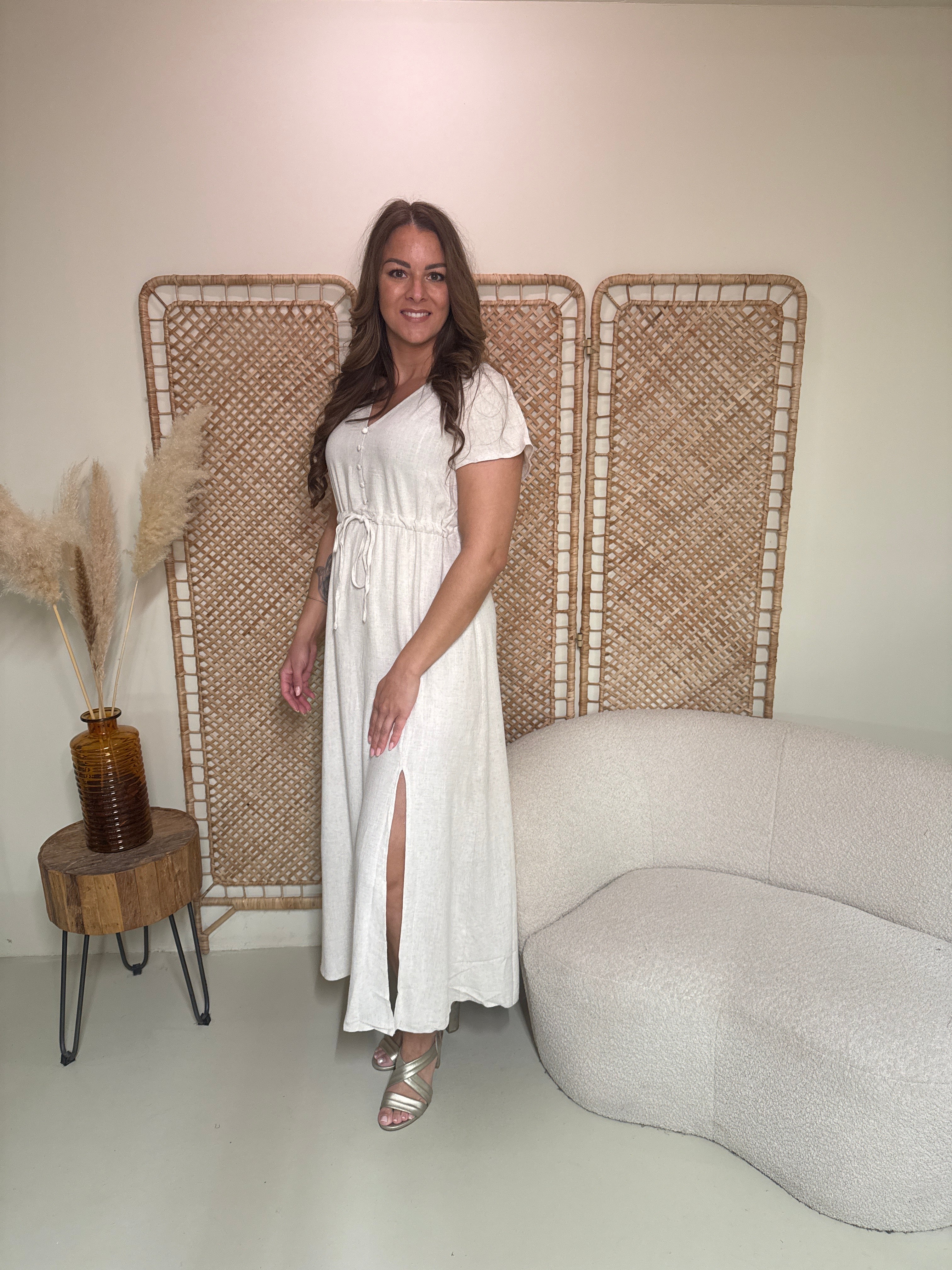 Kleid Elara Beige
