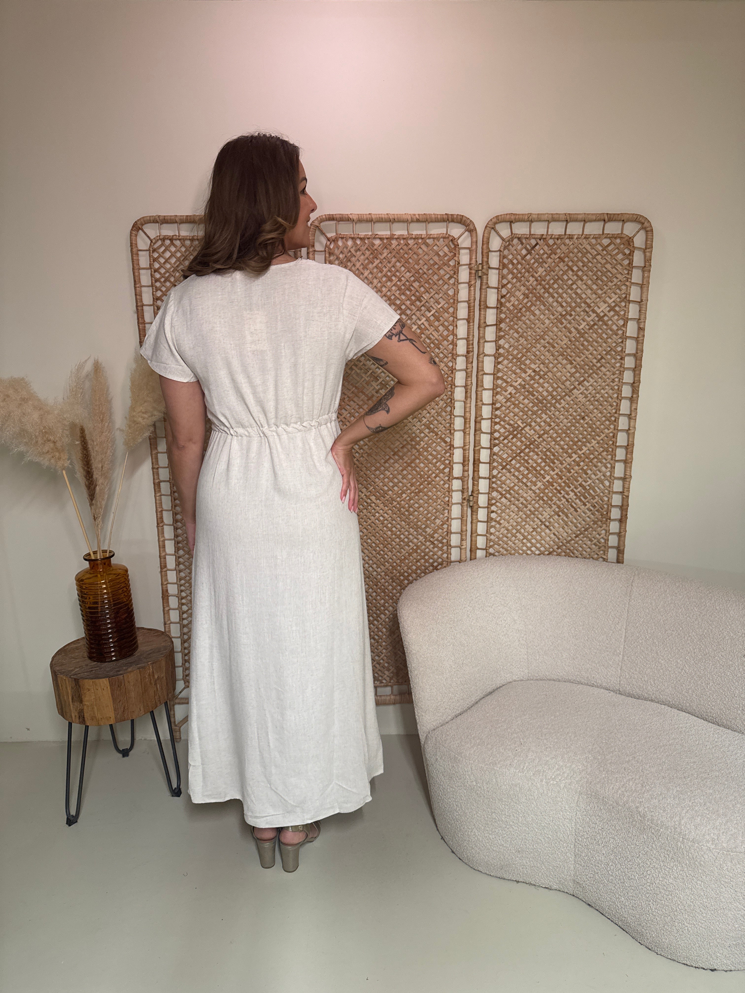 Kleid Elara Beige