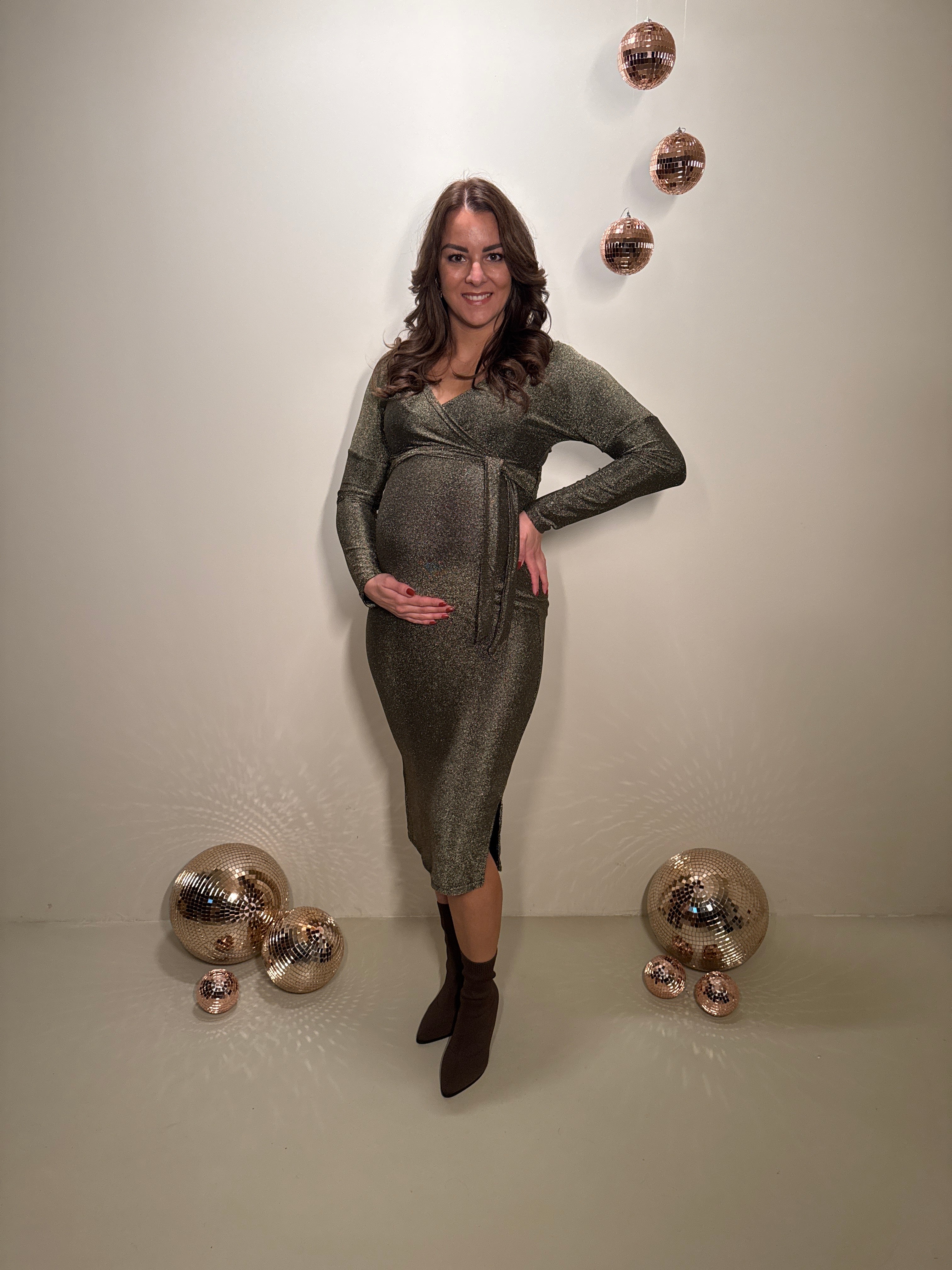 JF Exclusive Elin Glitzerkleid Gold