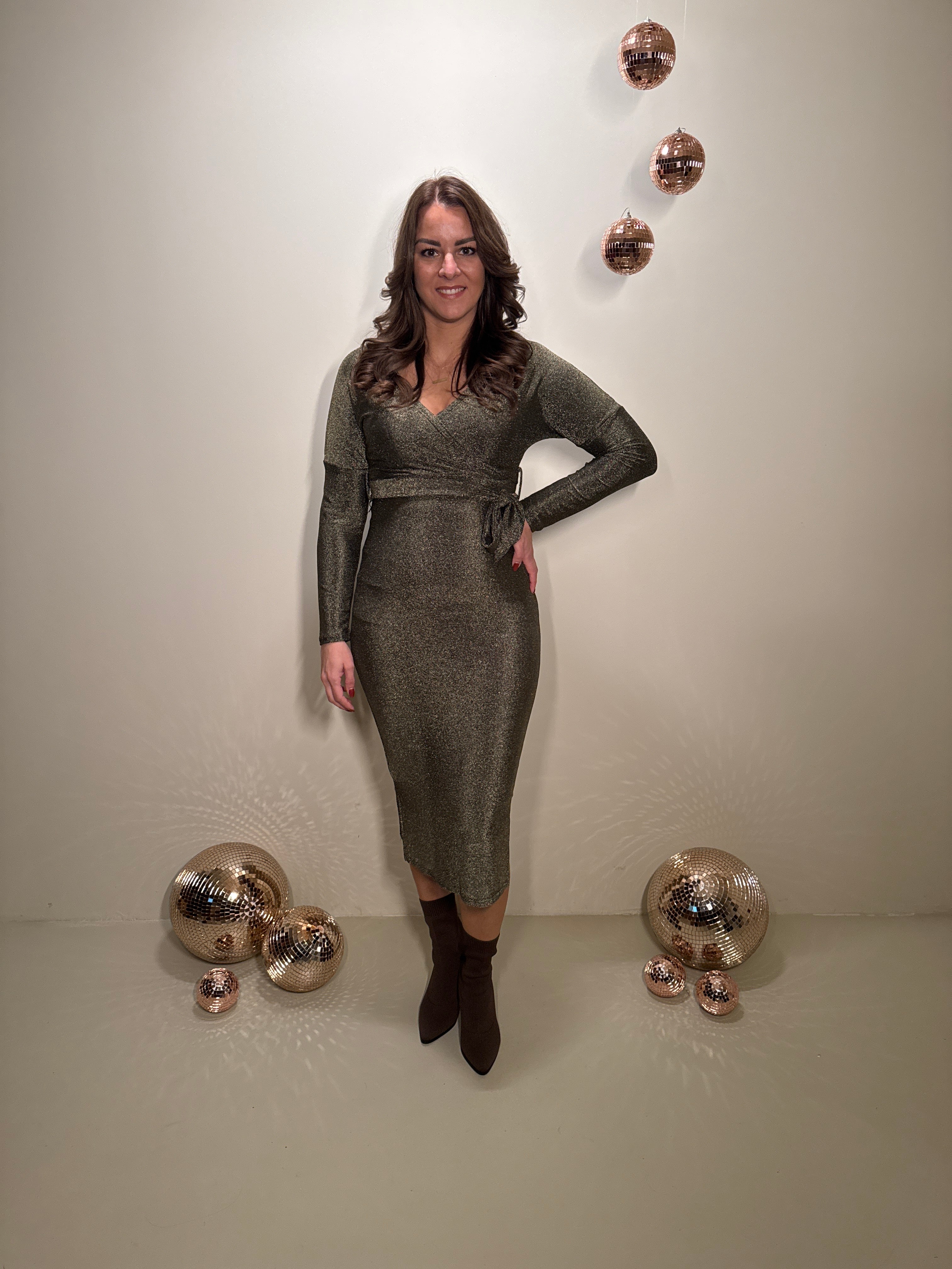JF Exclusive Elin Glitzerkleid Gold