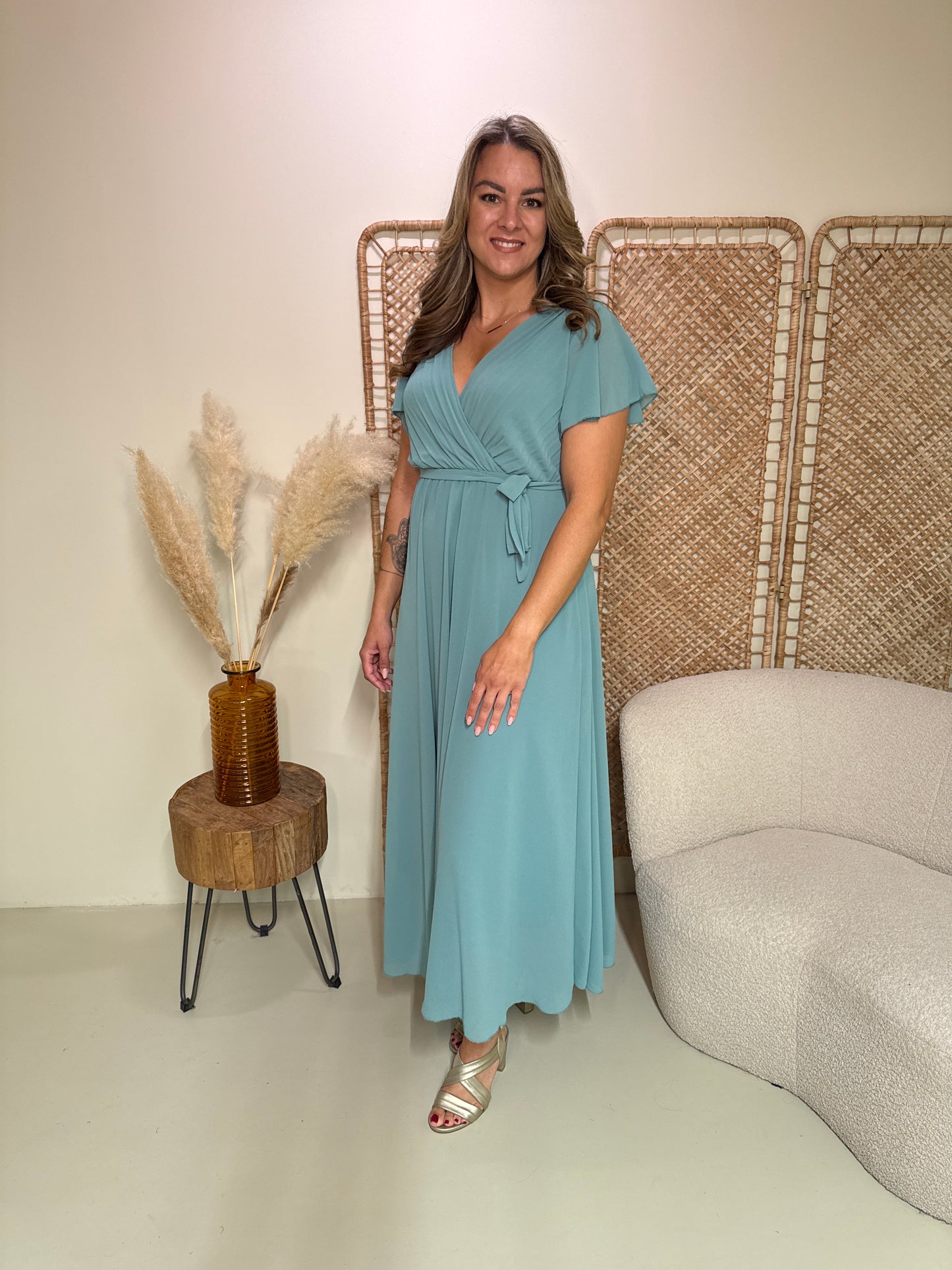 Jurk Estelle Groen