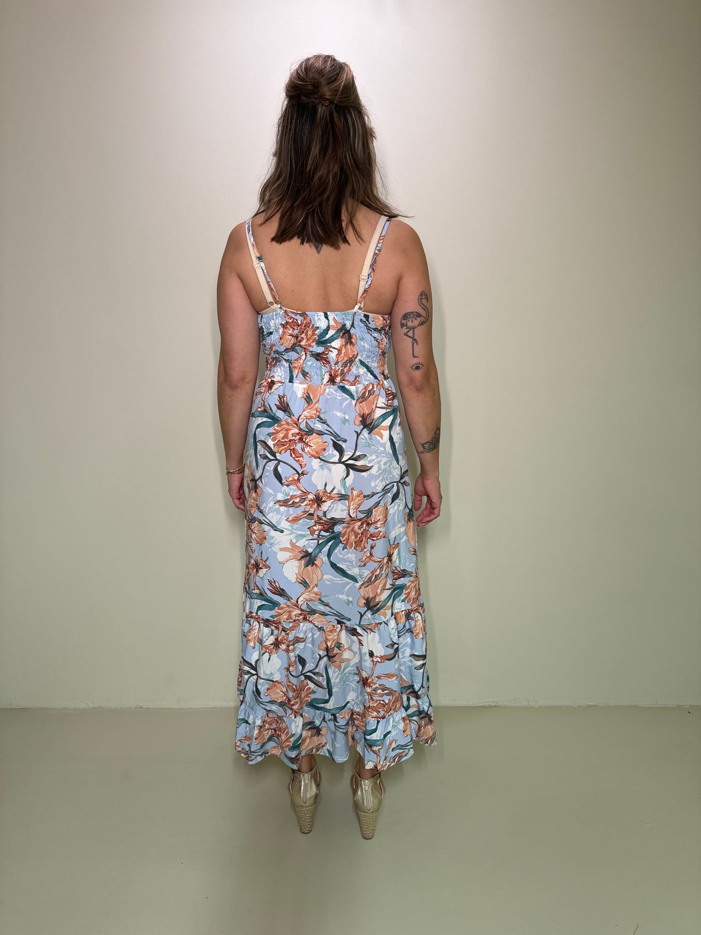 Jurk Zara Blauw Print