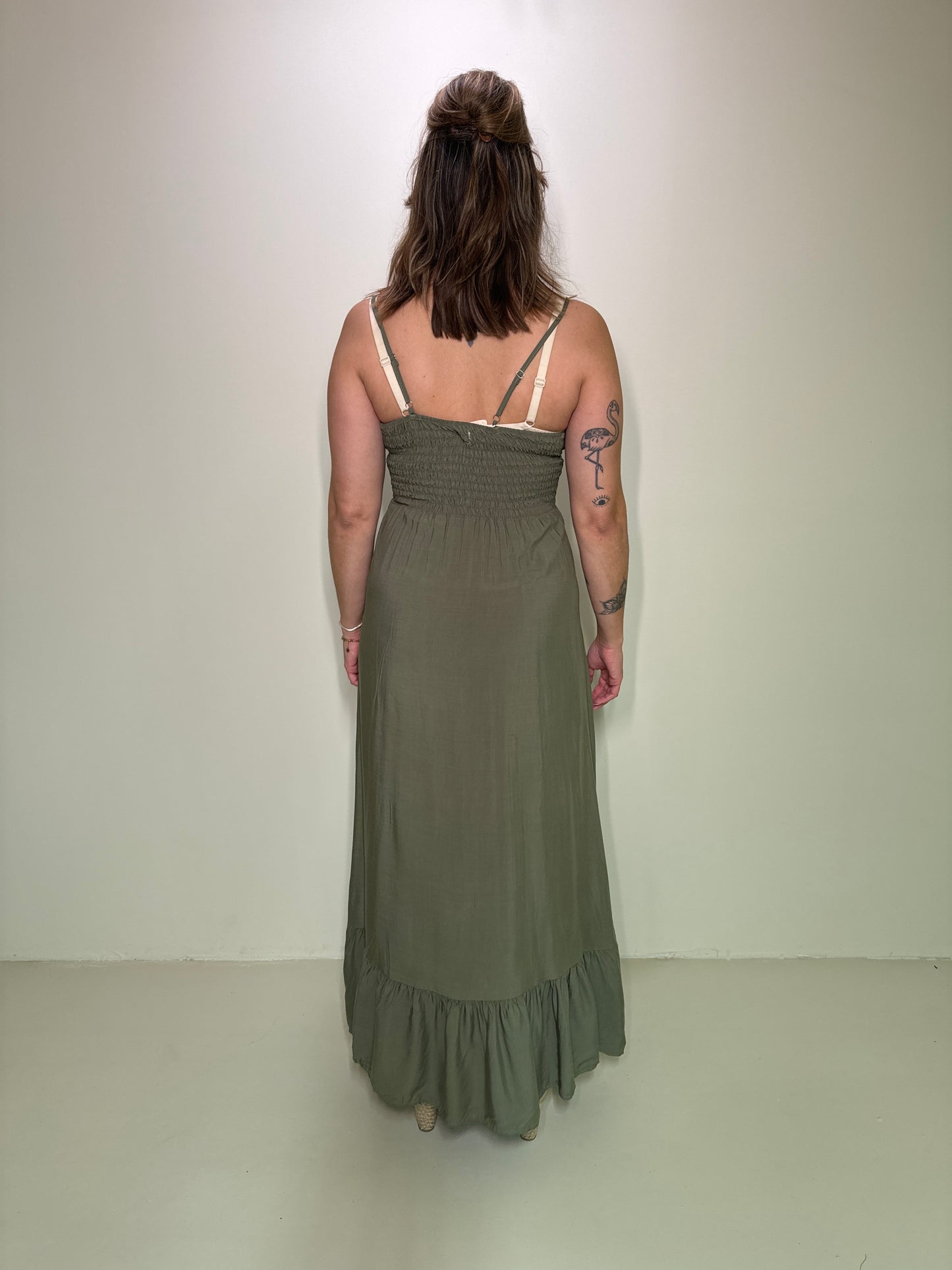 Kleid Zara Grün