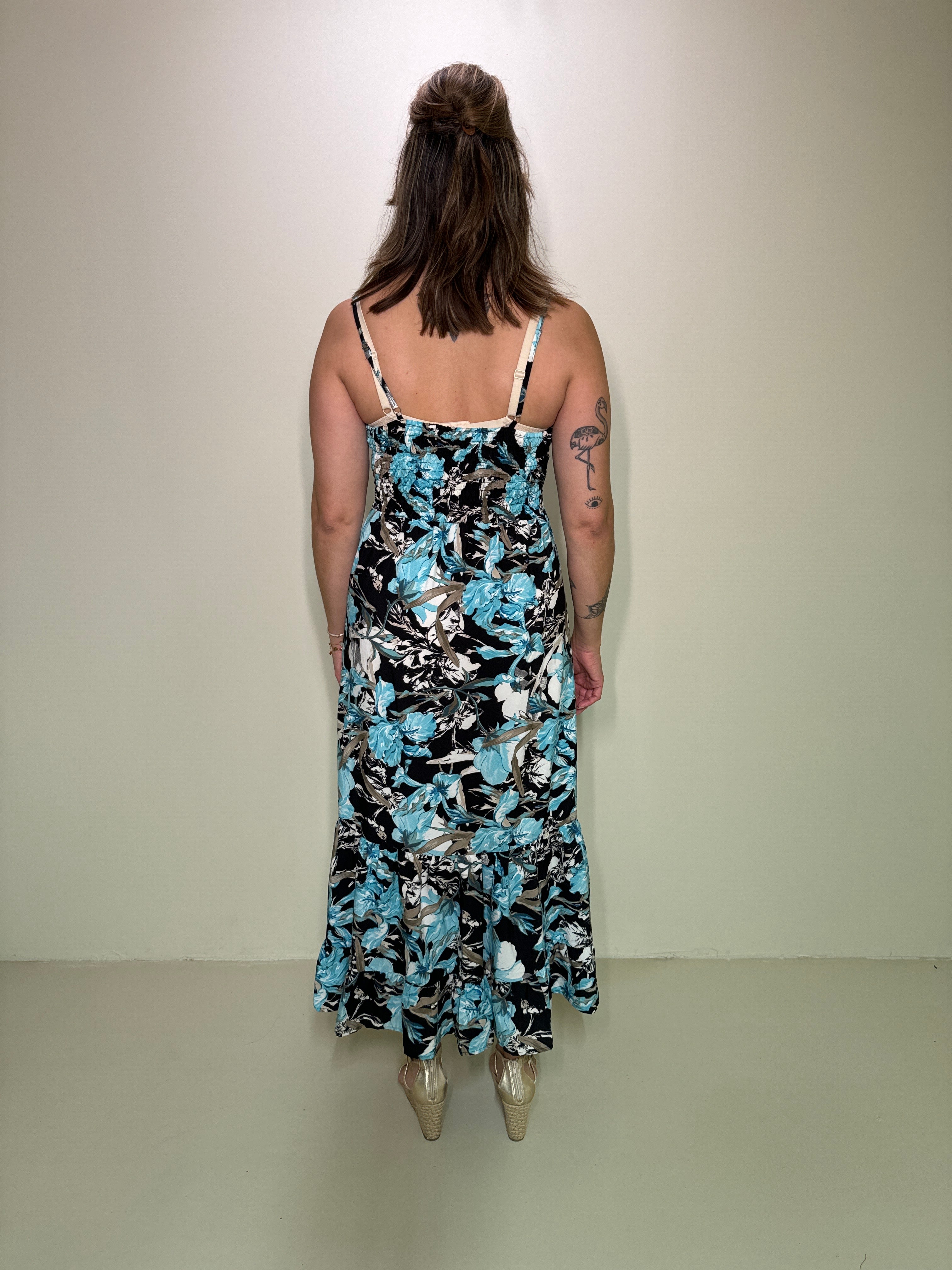 Kleid Zara Schwarzer Druck