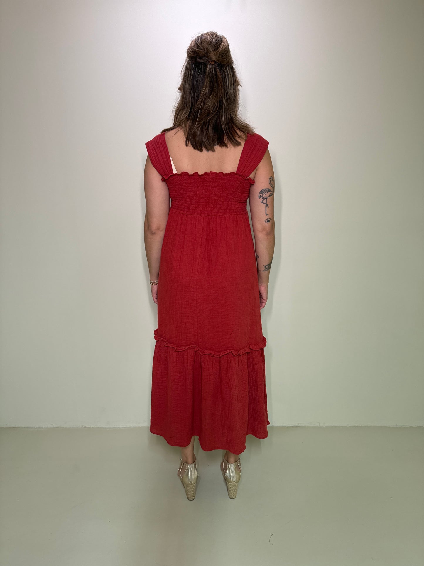 Maxi Jurk Bodhi Roest
