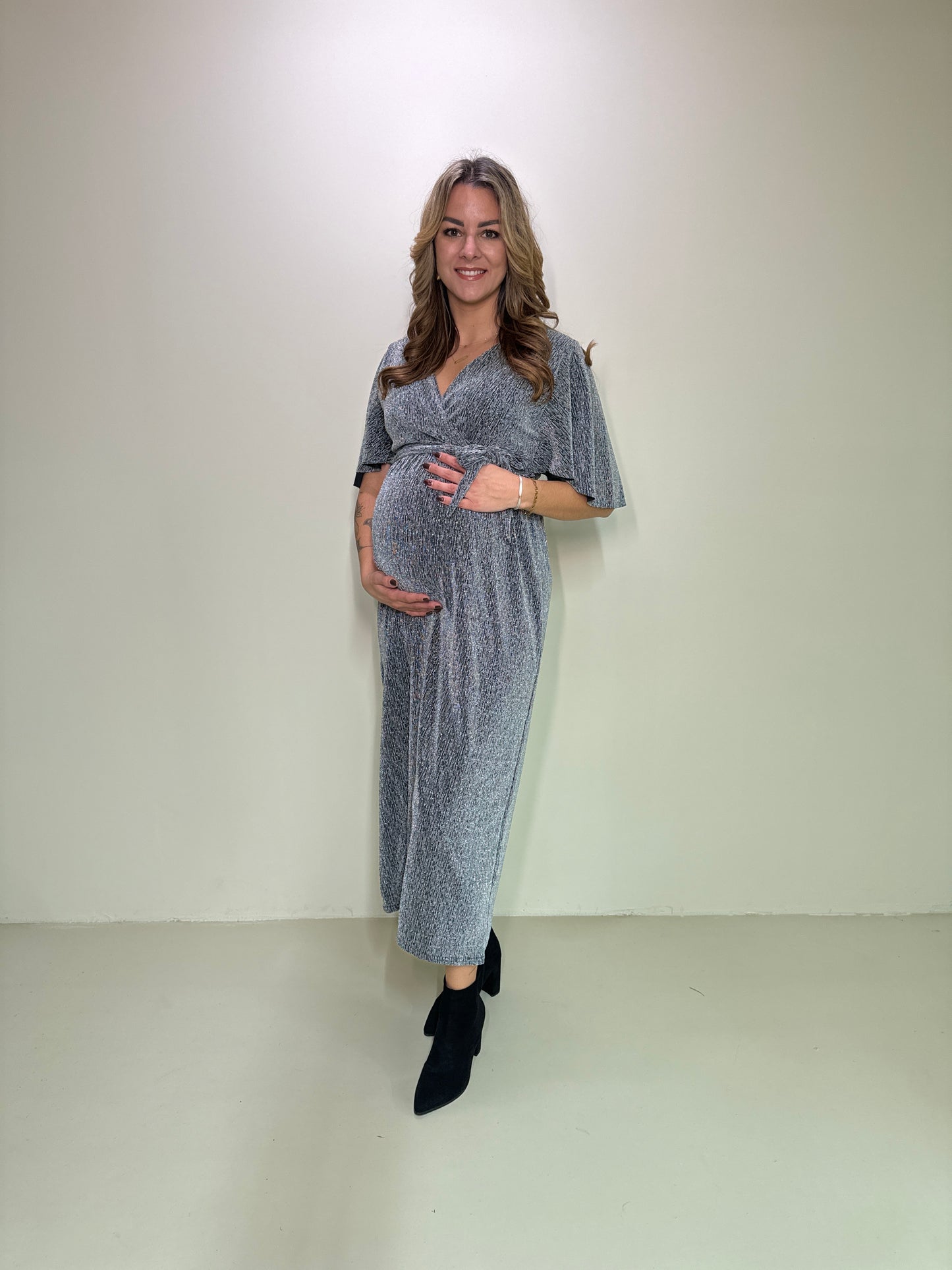Maxi Jurk Liv Zilver